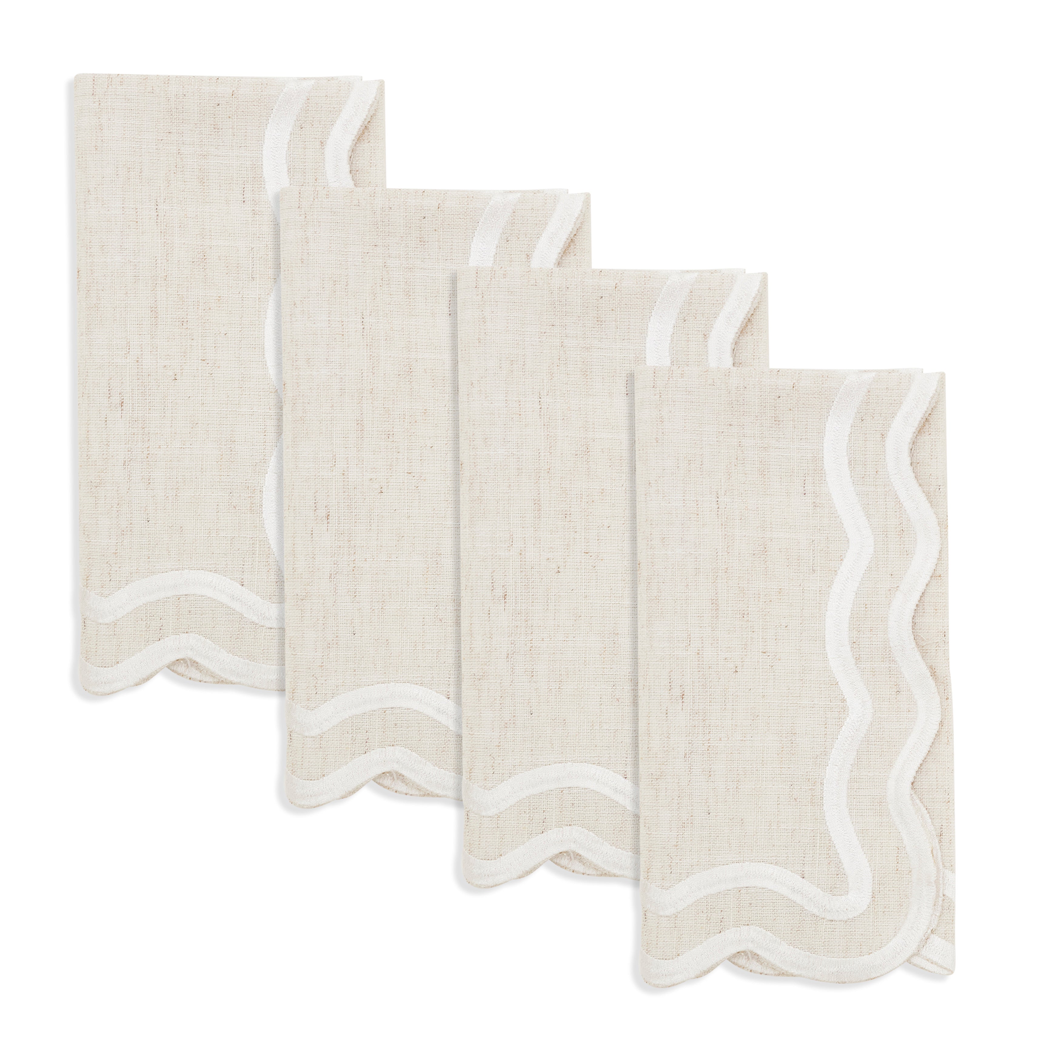 Pier 1 Scalloped Border Napkin - Thumbnail 5