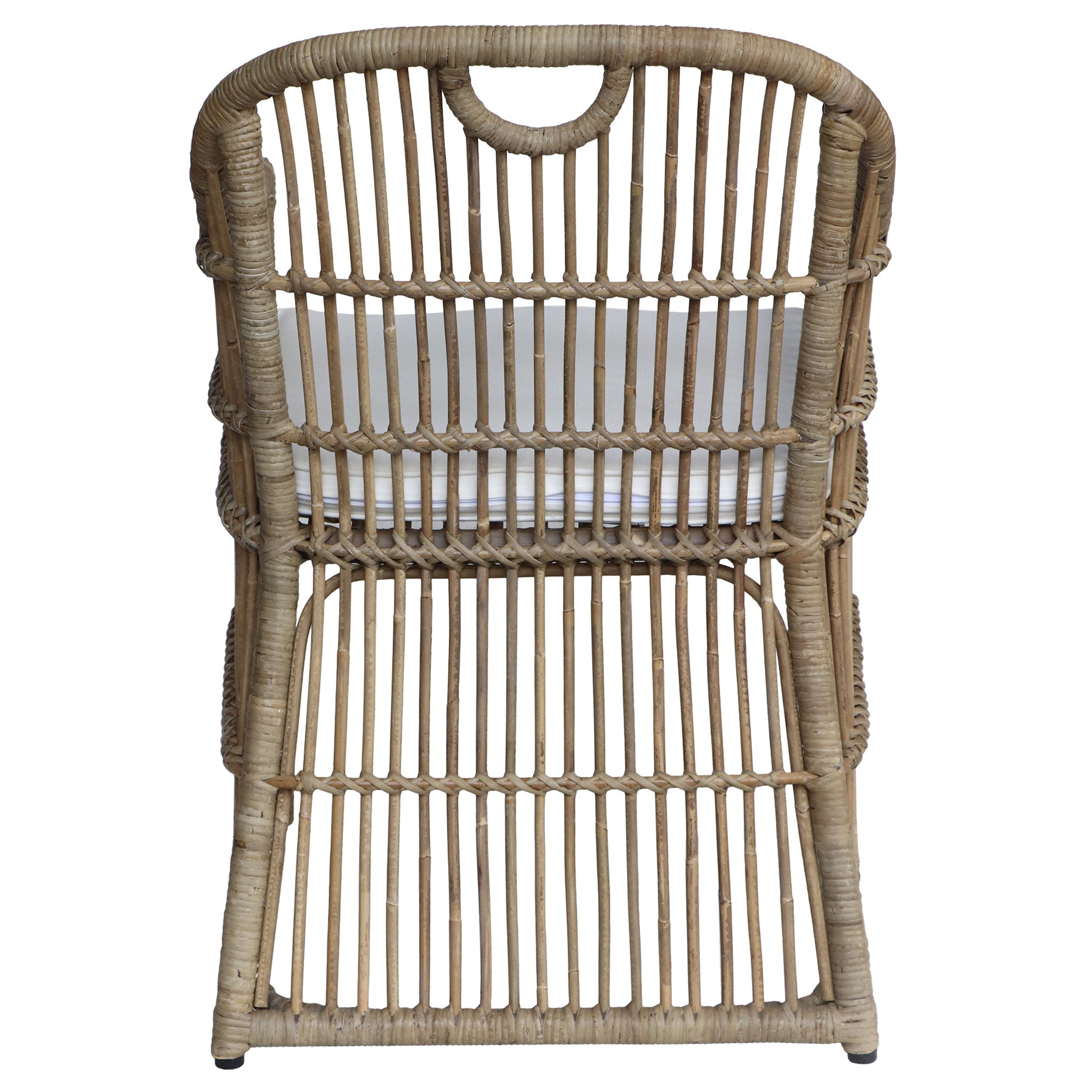 Dawson Rattan Dining Arm Chair