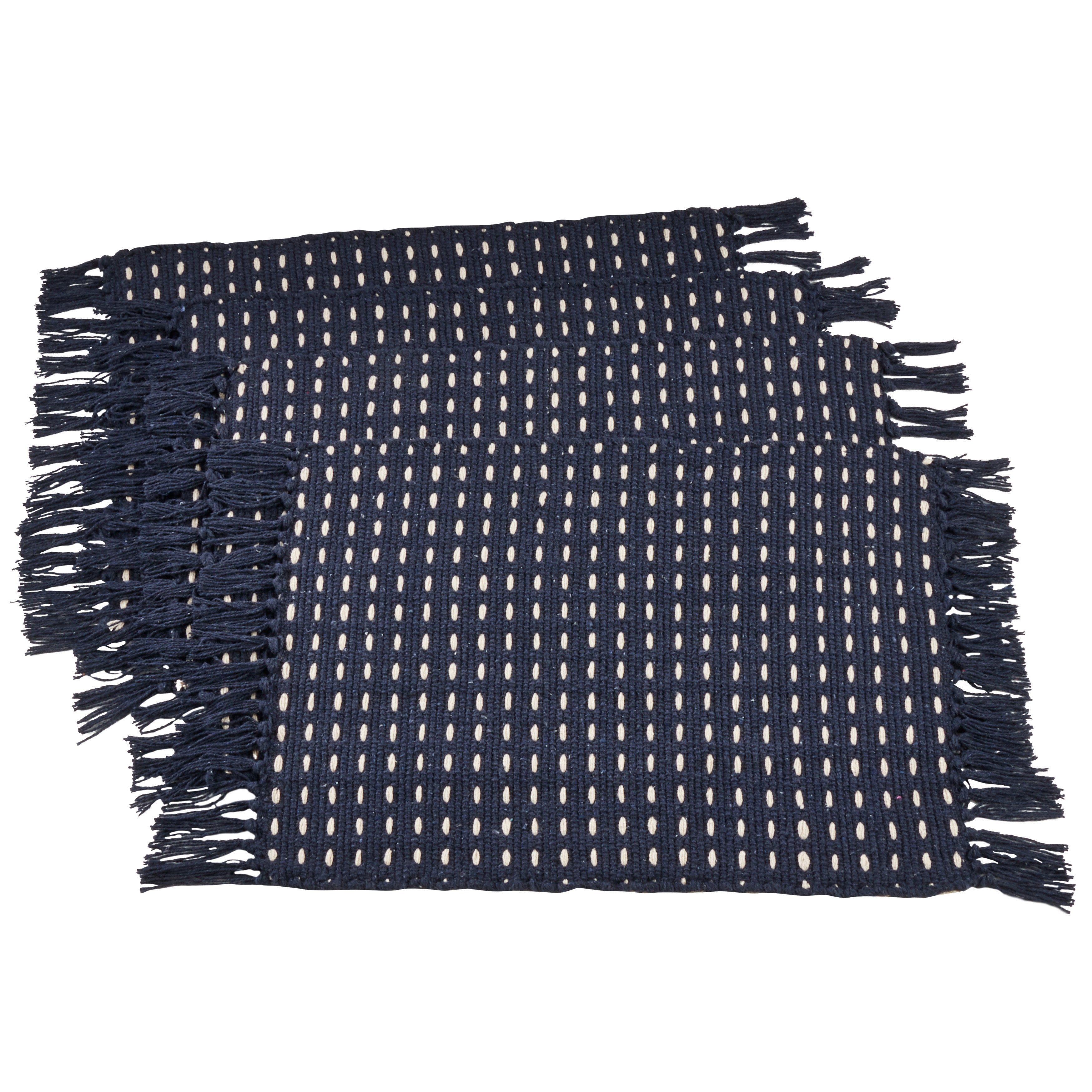 Dashed Woven Placemat, Set of 4