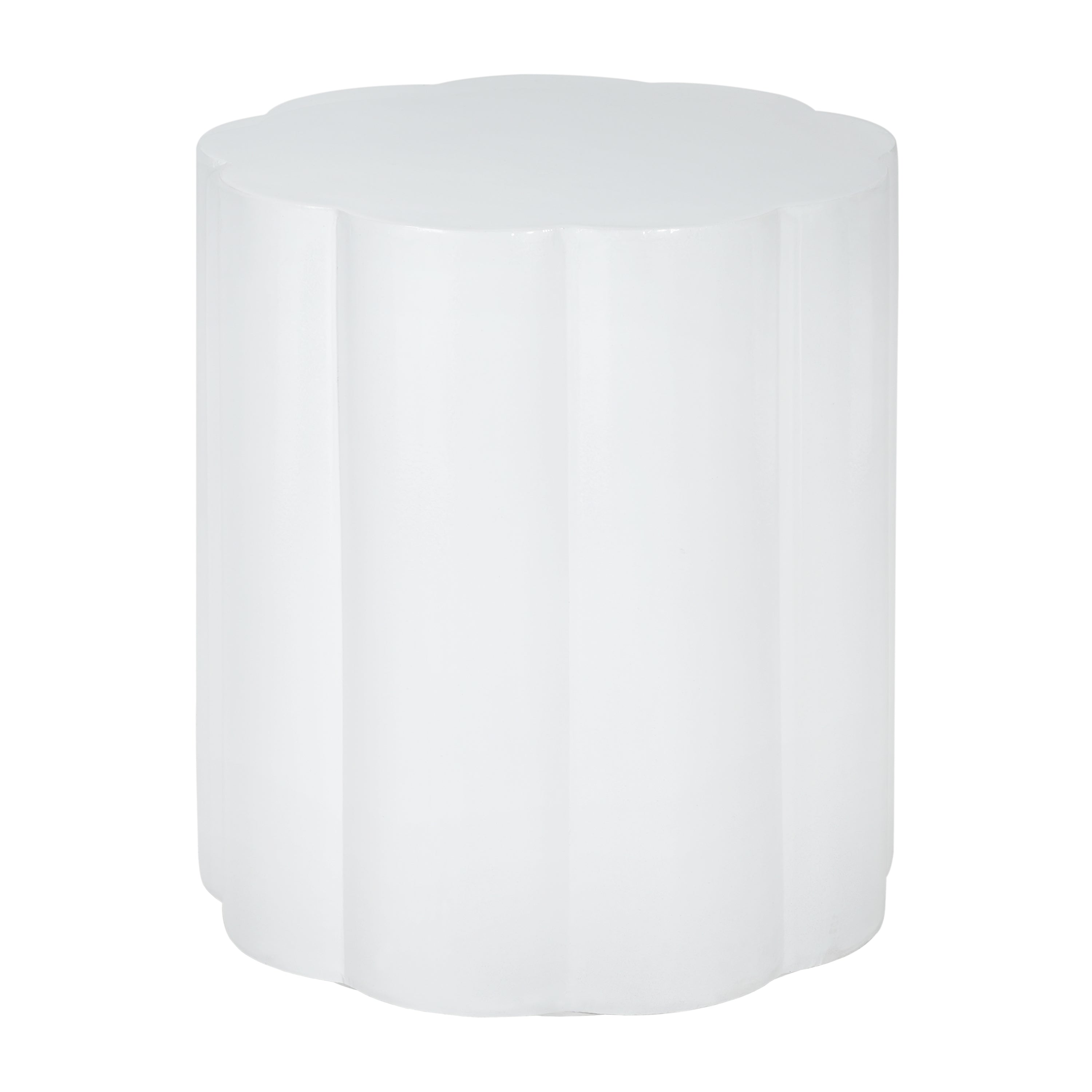 High-Gloss Magnesium Oxide Outdoor Side Table