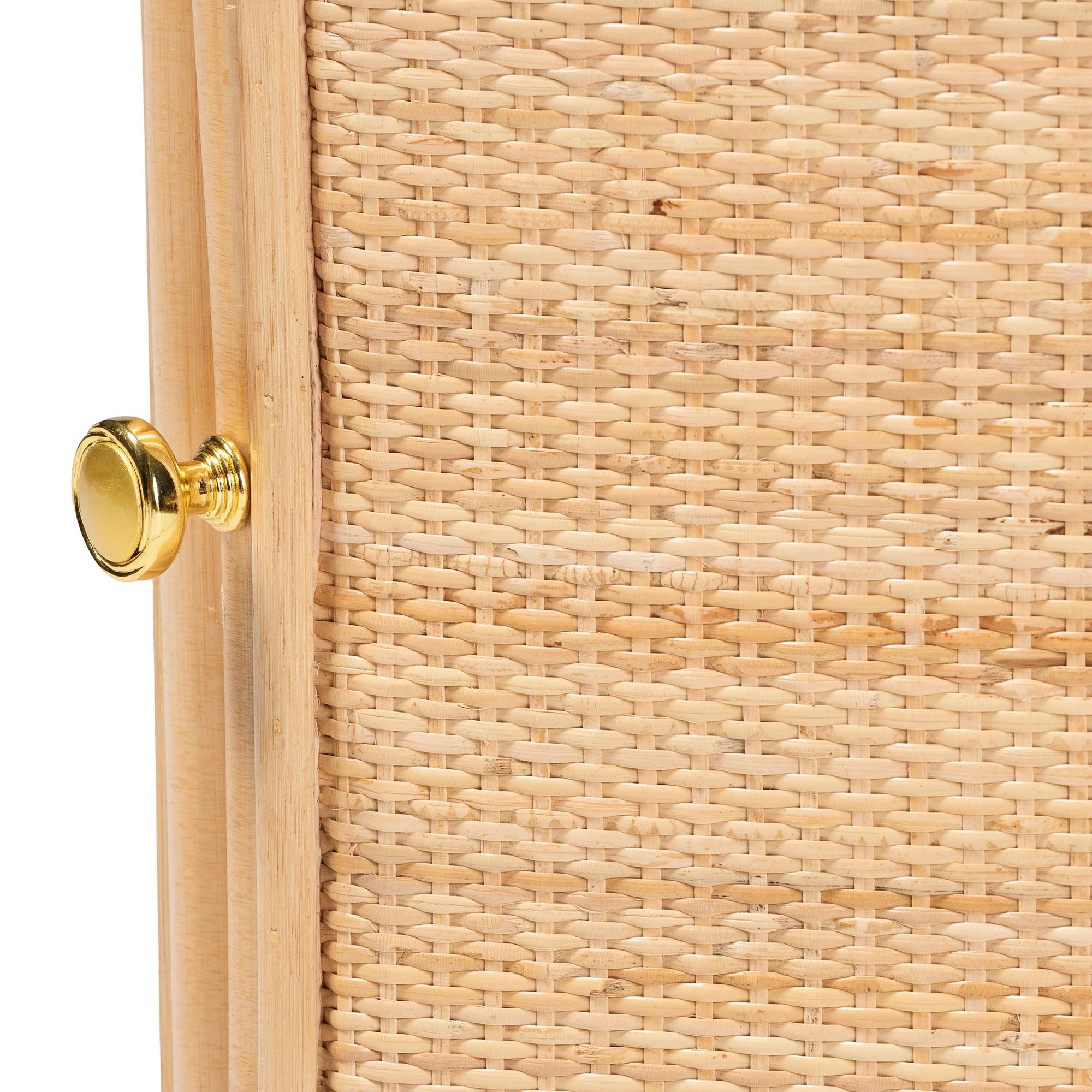 Bohemian Natural Rattan Nightstand