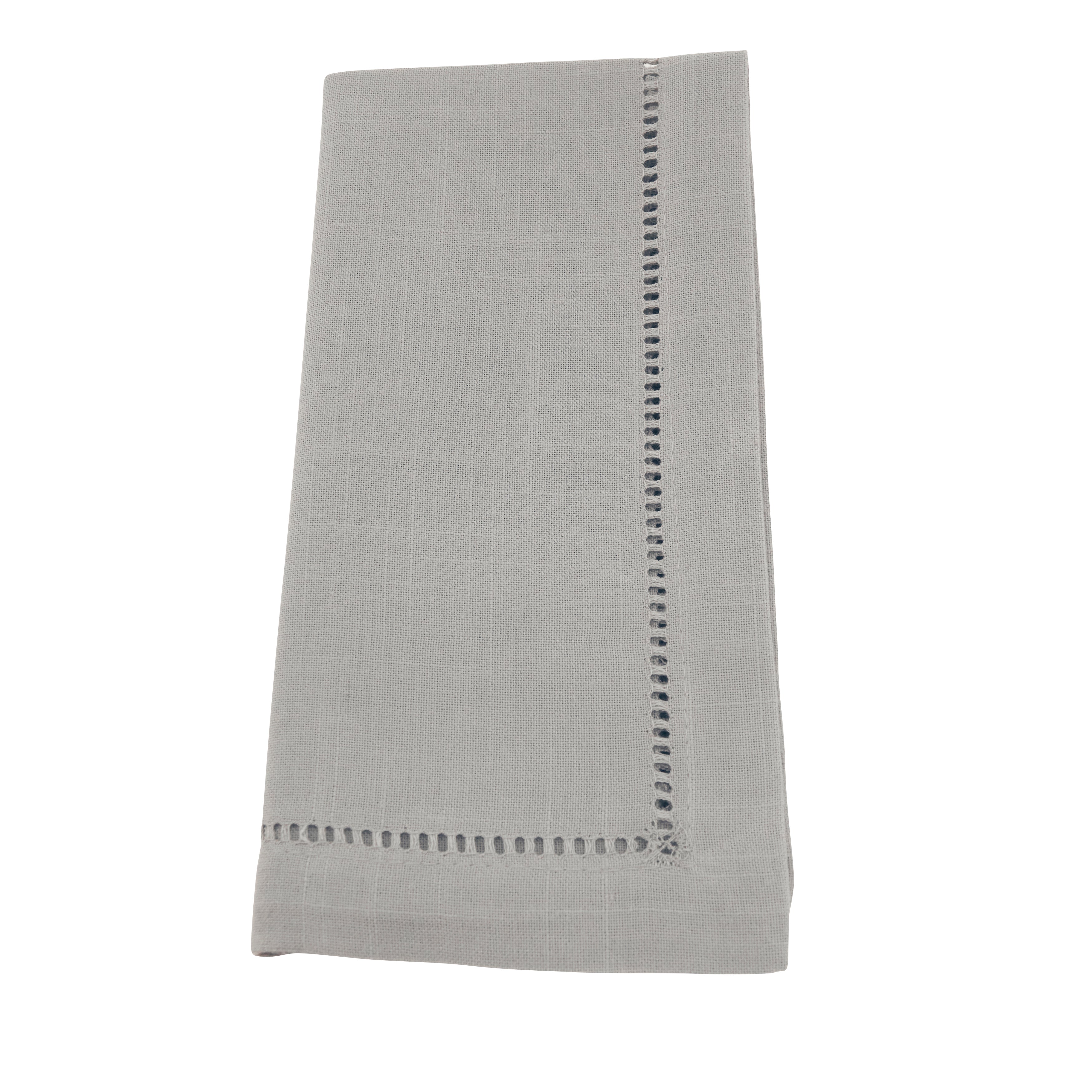 Dinner Napkin with Hemstitched Border, Set of 12