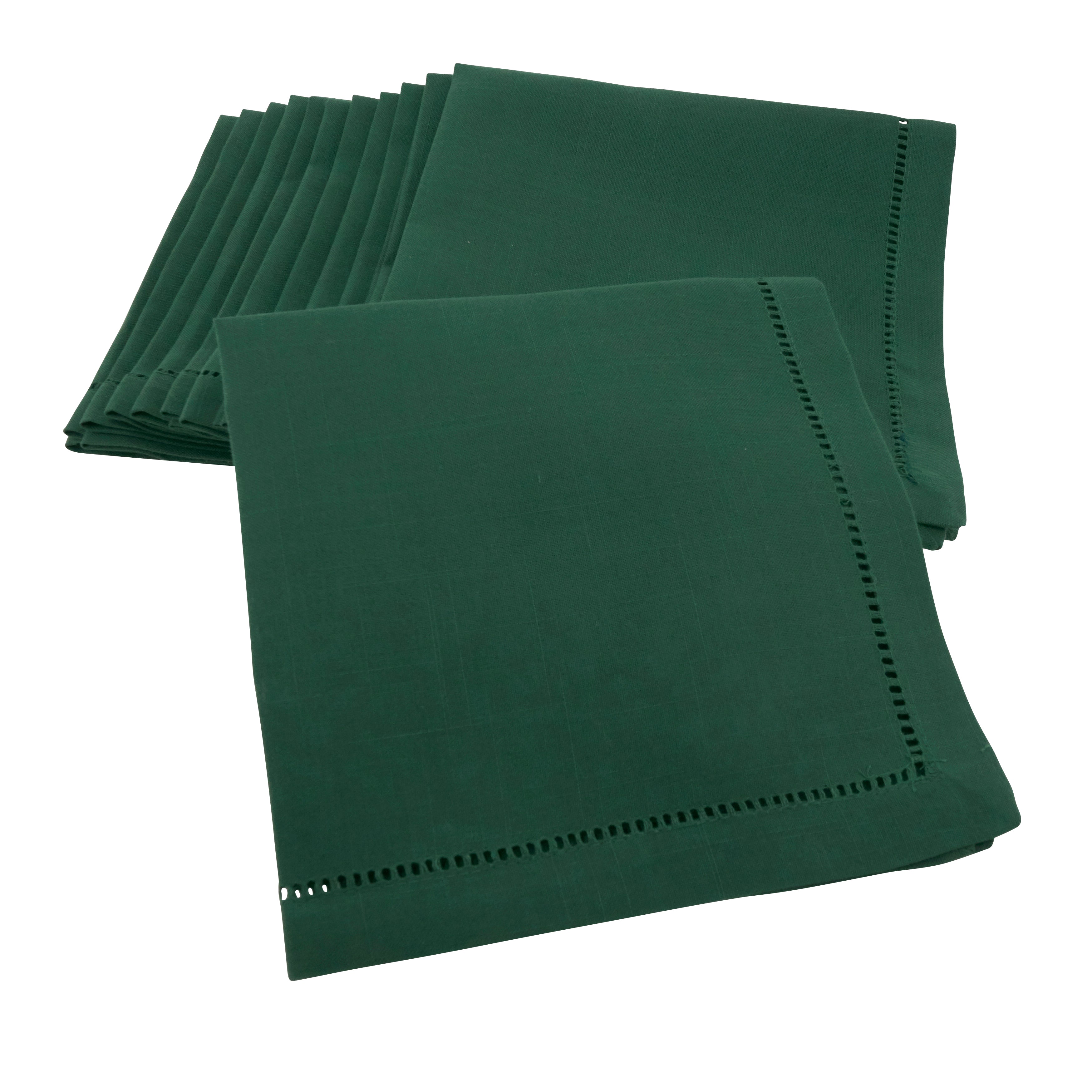 Dinner Napkin with Hemstitched Border, Set of 12