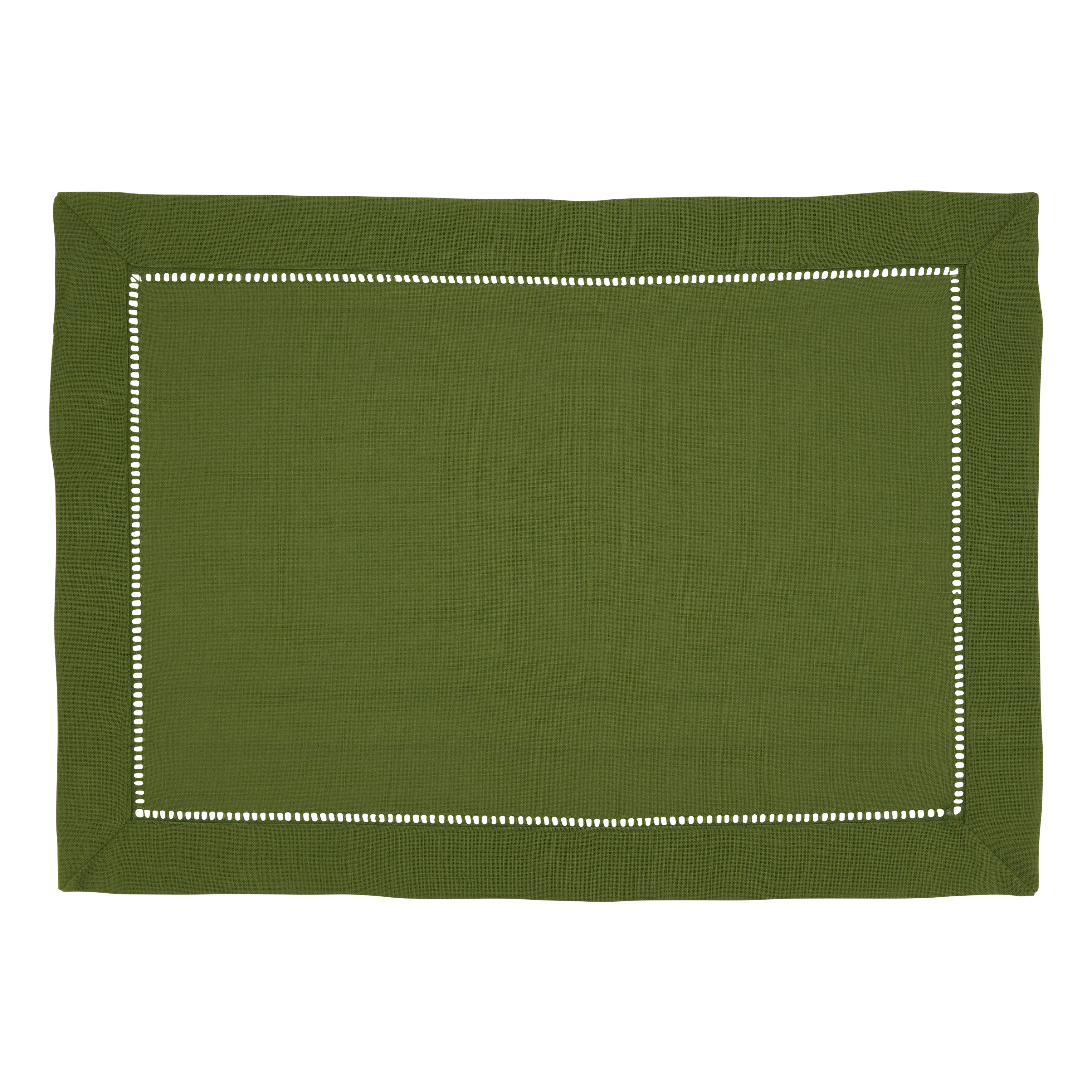 Rochester Collection Placemat with Hemstitched Border, Set of 12