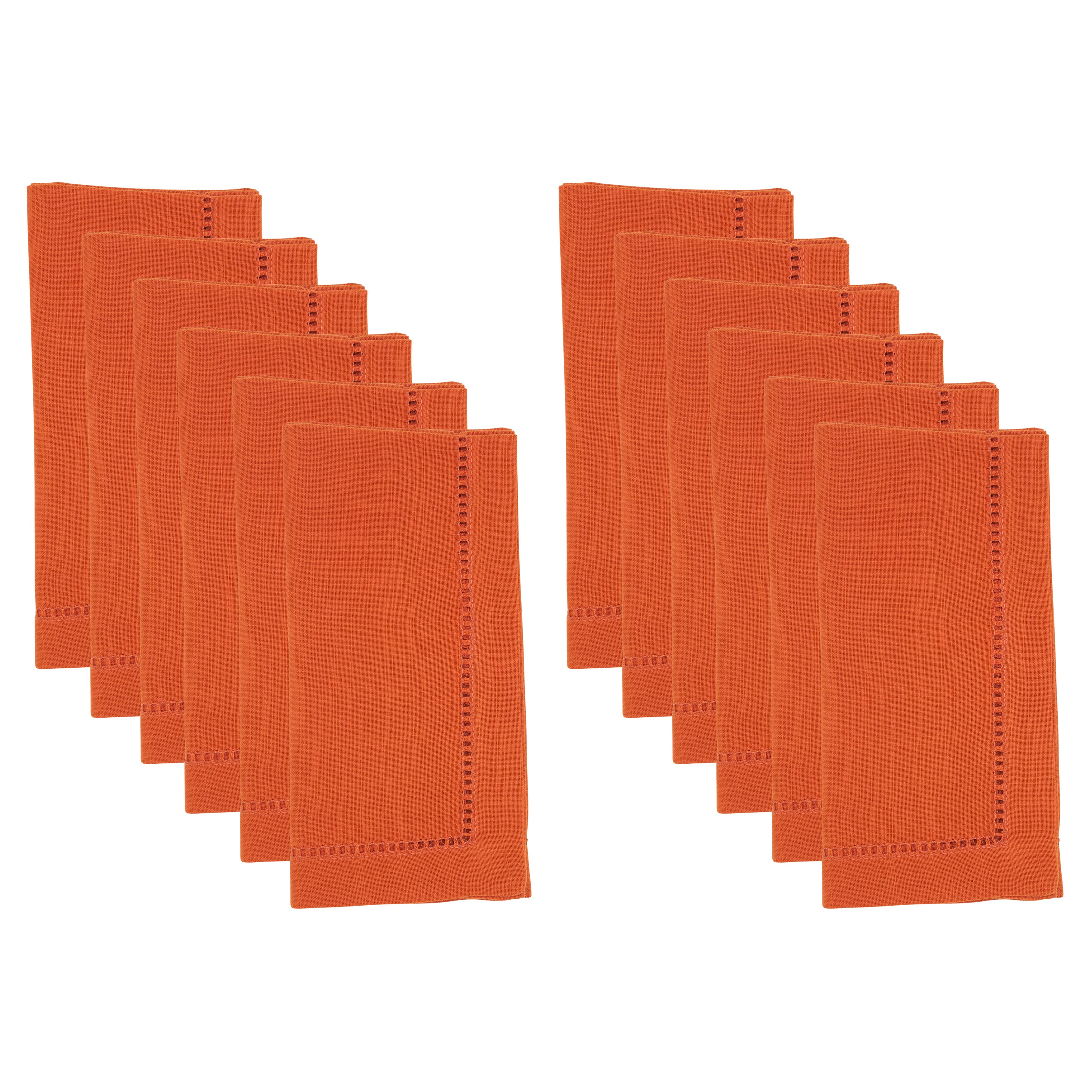 Hemstitched Border Dinner Napkin, Set of 12