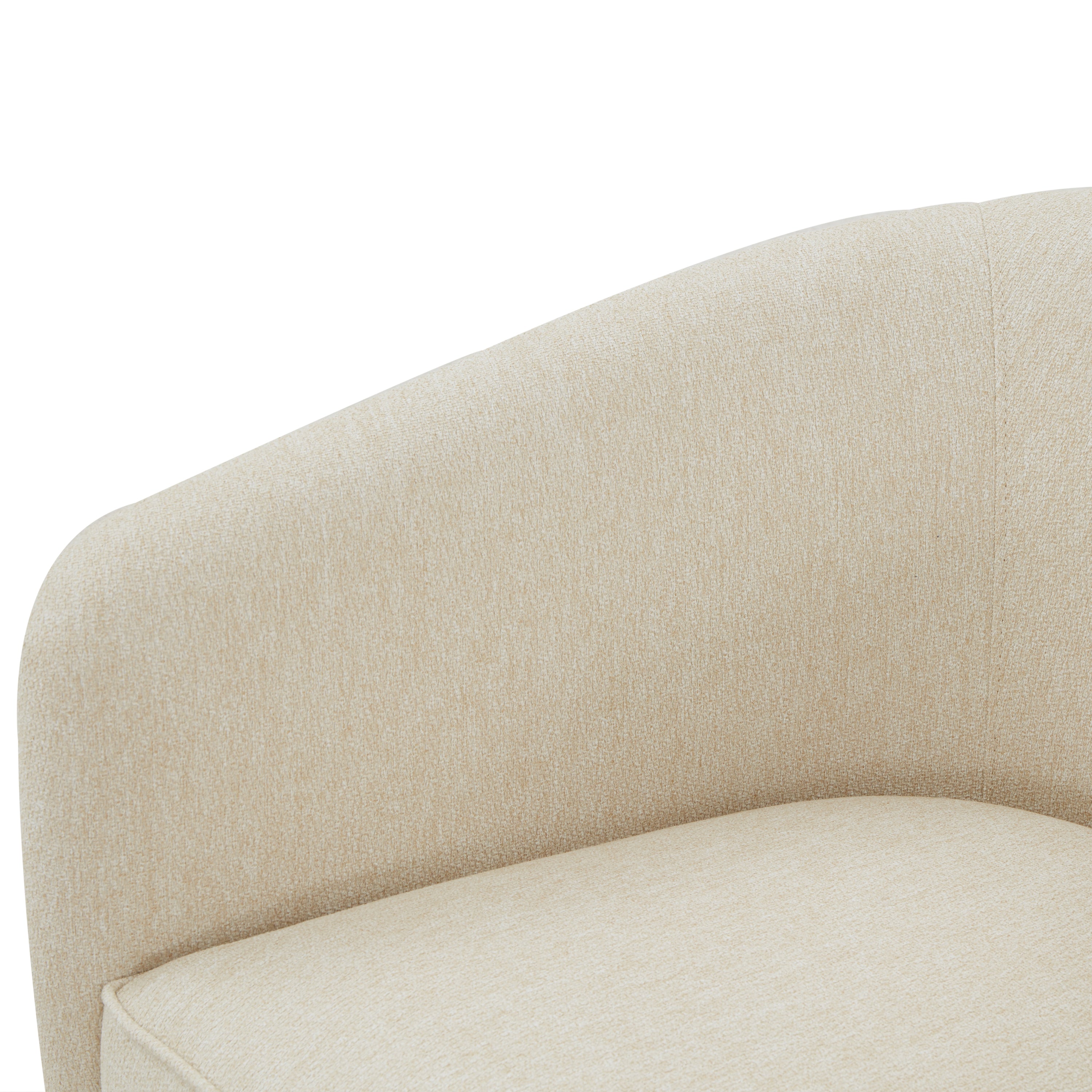Miramar Swivel Club Accent Chair with Wood Base