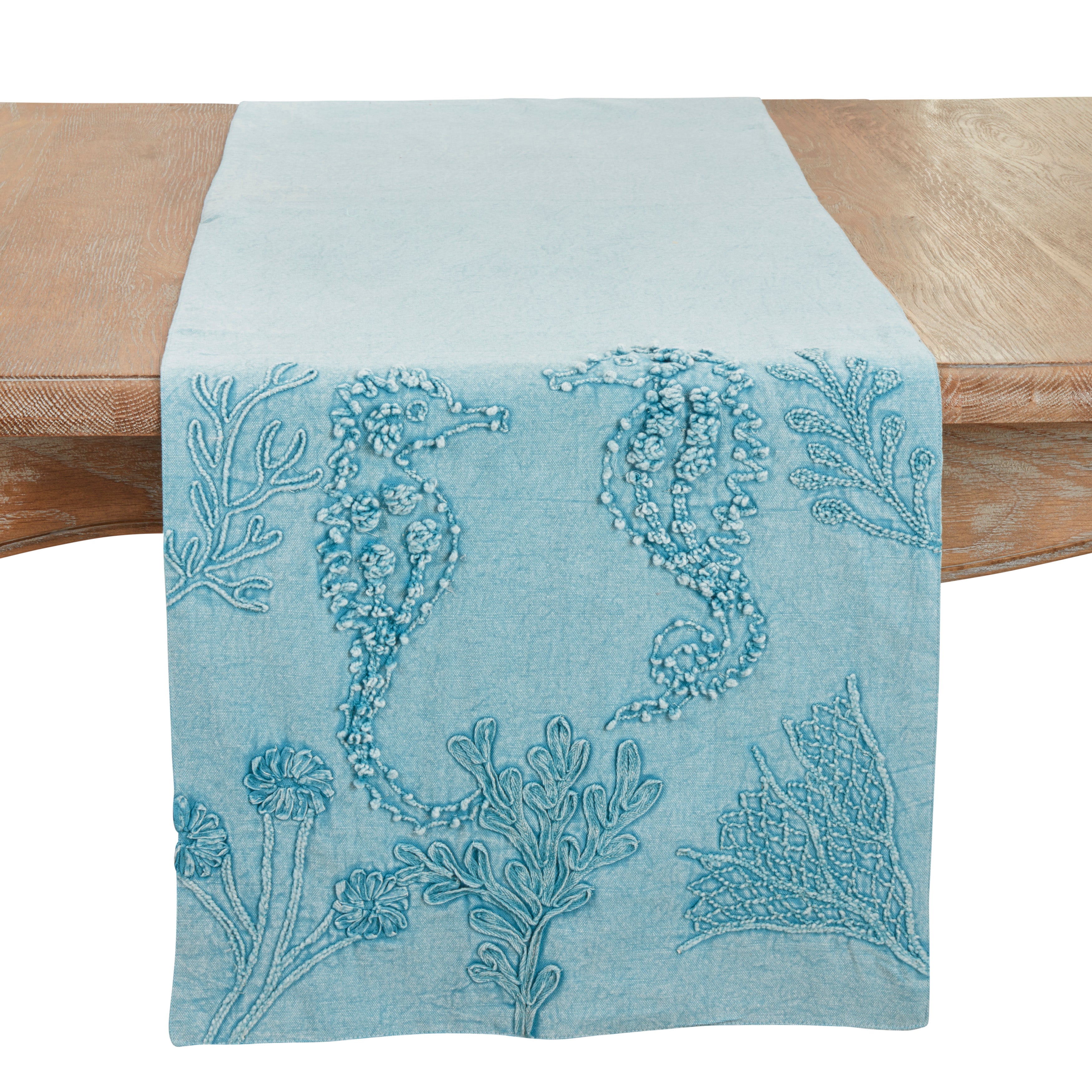 Seashore Stonewashed Detail Table Runner