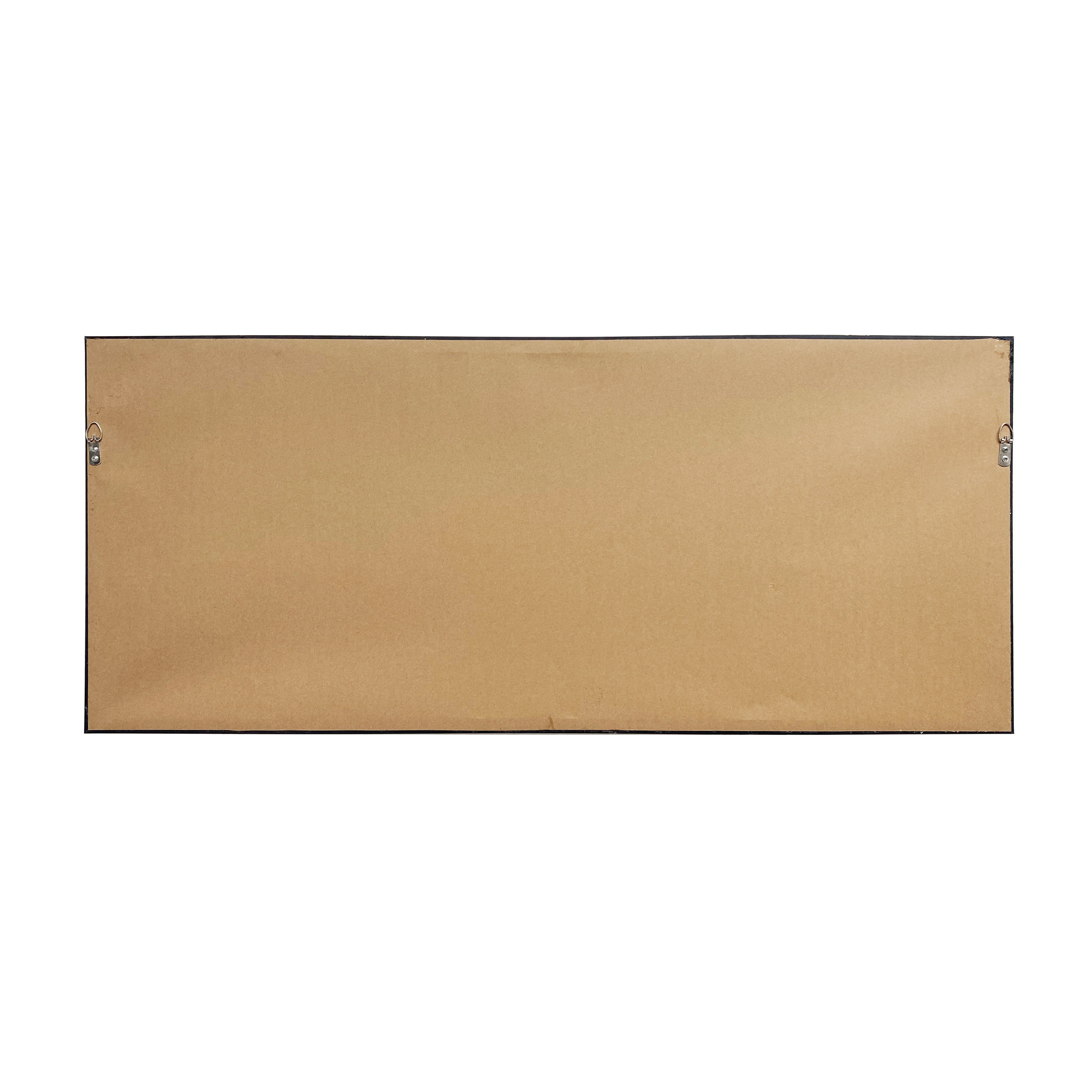 The Horizon Hand Painted Floating Framed Canvas Wall Art Print, 19"x45"