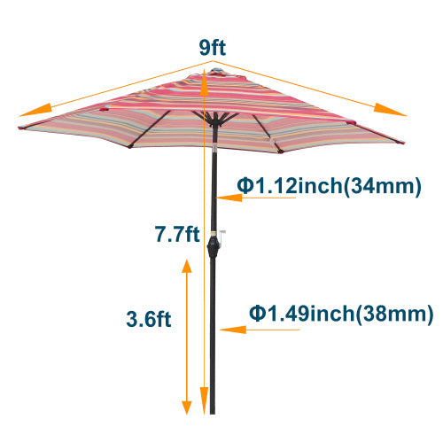 Rio 9' Patio Umbrella