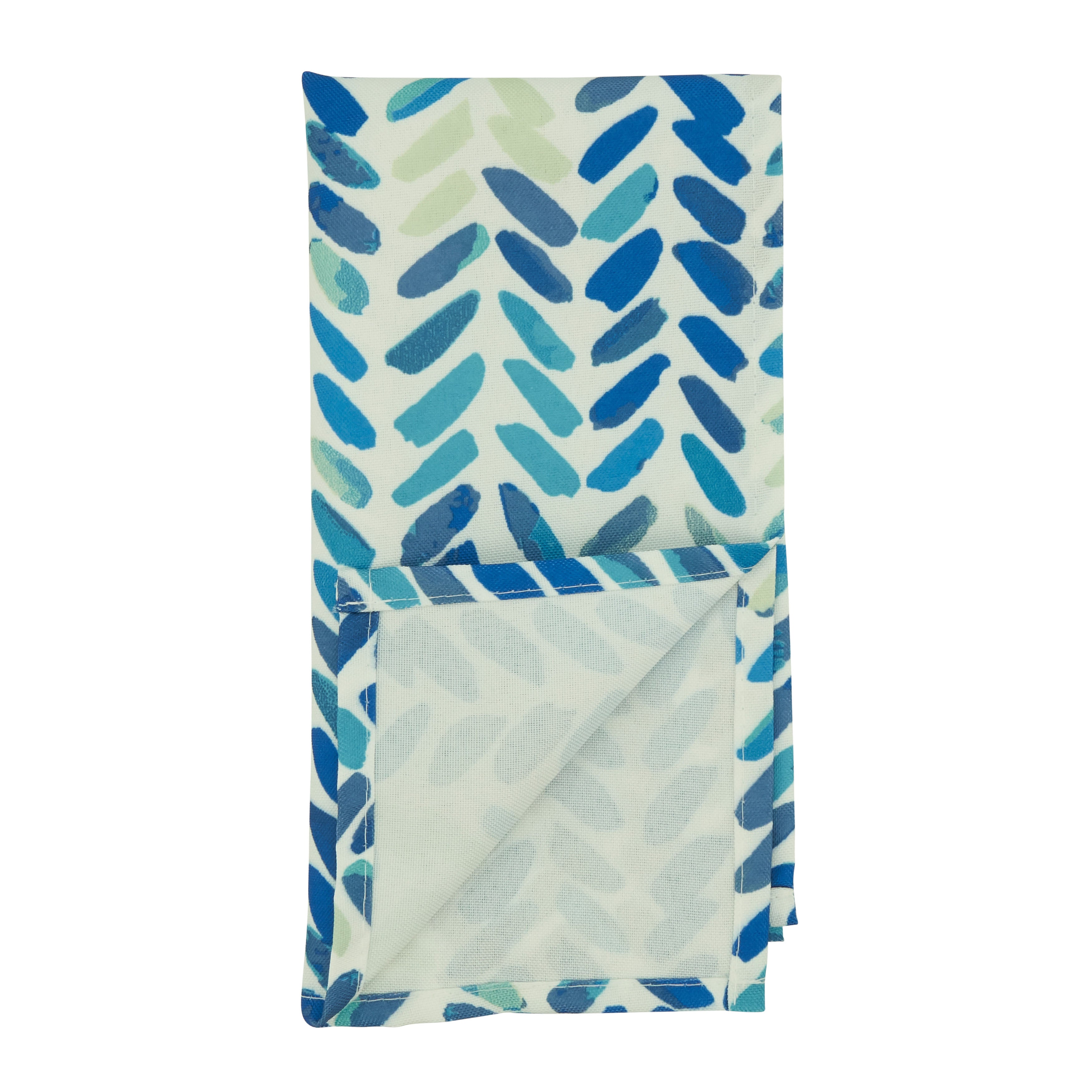 Watercolor Chevron Design Table Napkins, Set of 12