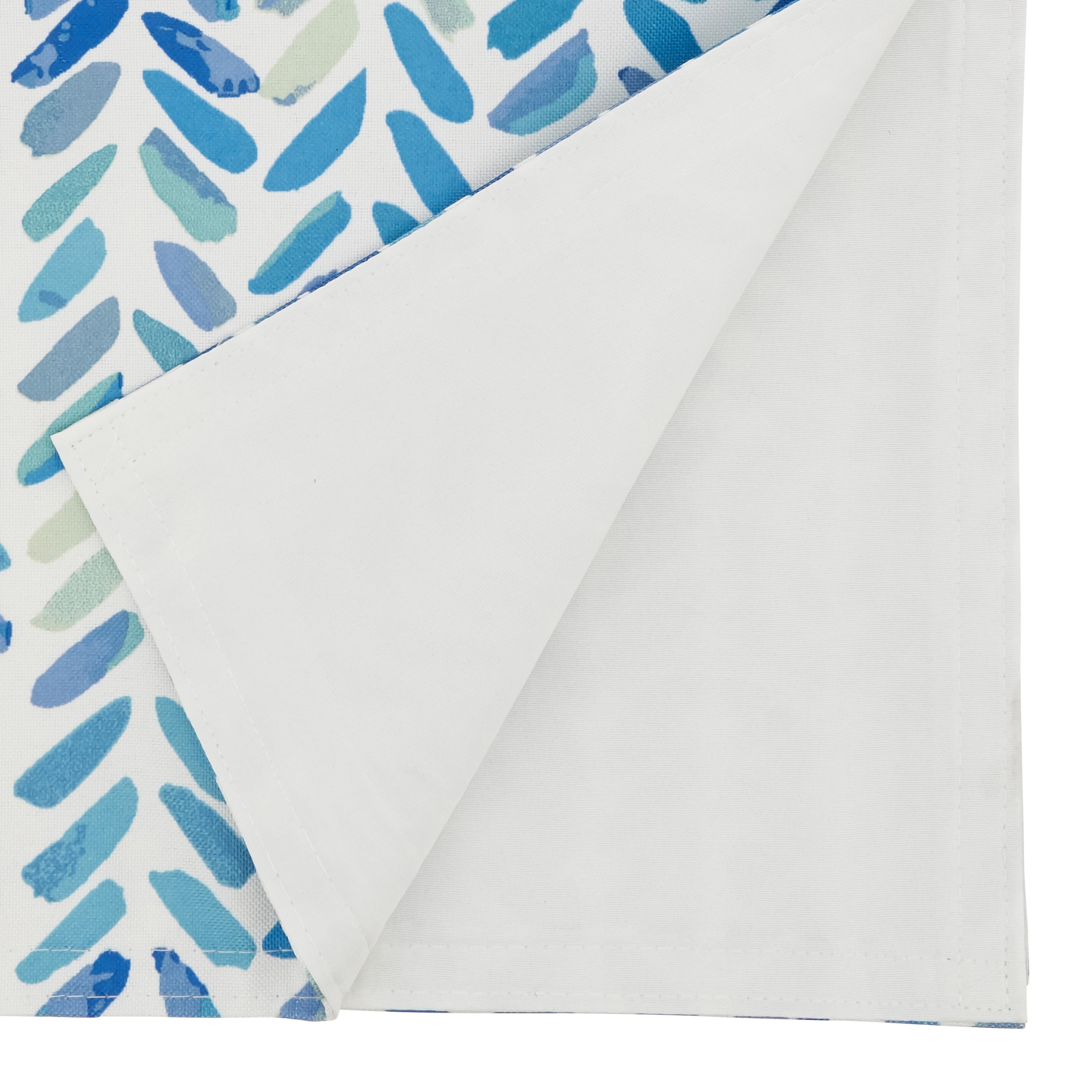Watercolor Chevron Design Table Runner
