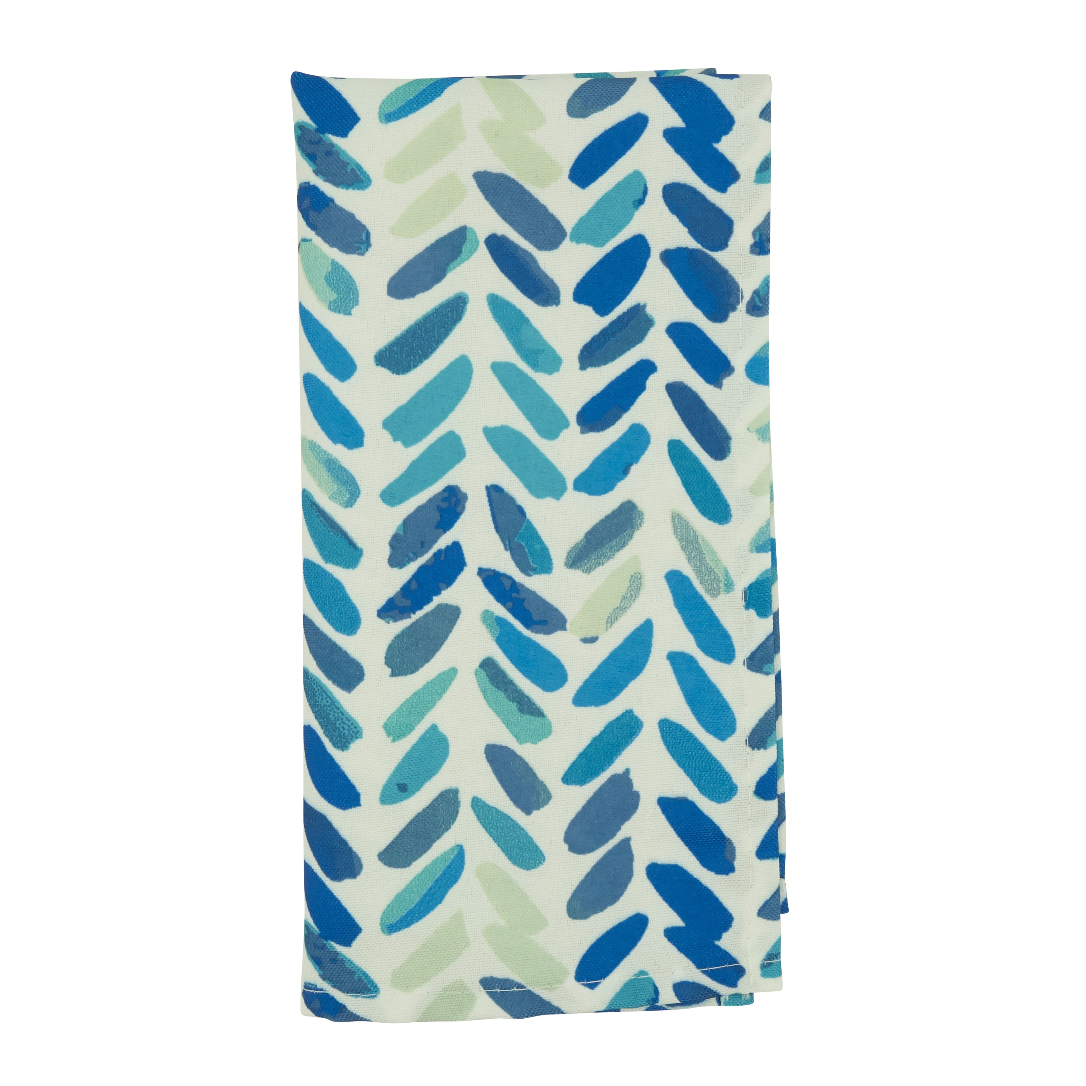 Watercolor Chevron Design Table Napkins, Set of 12