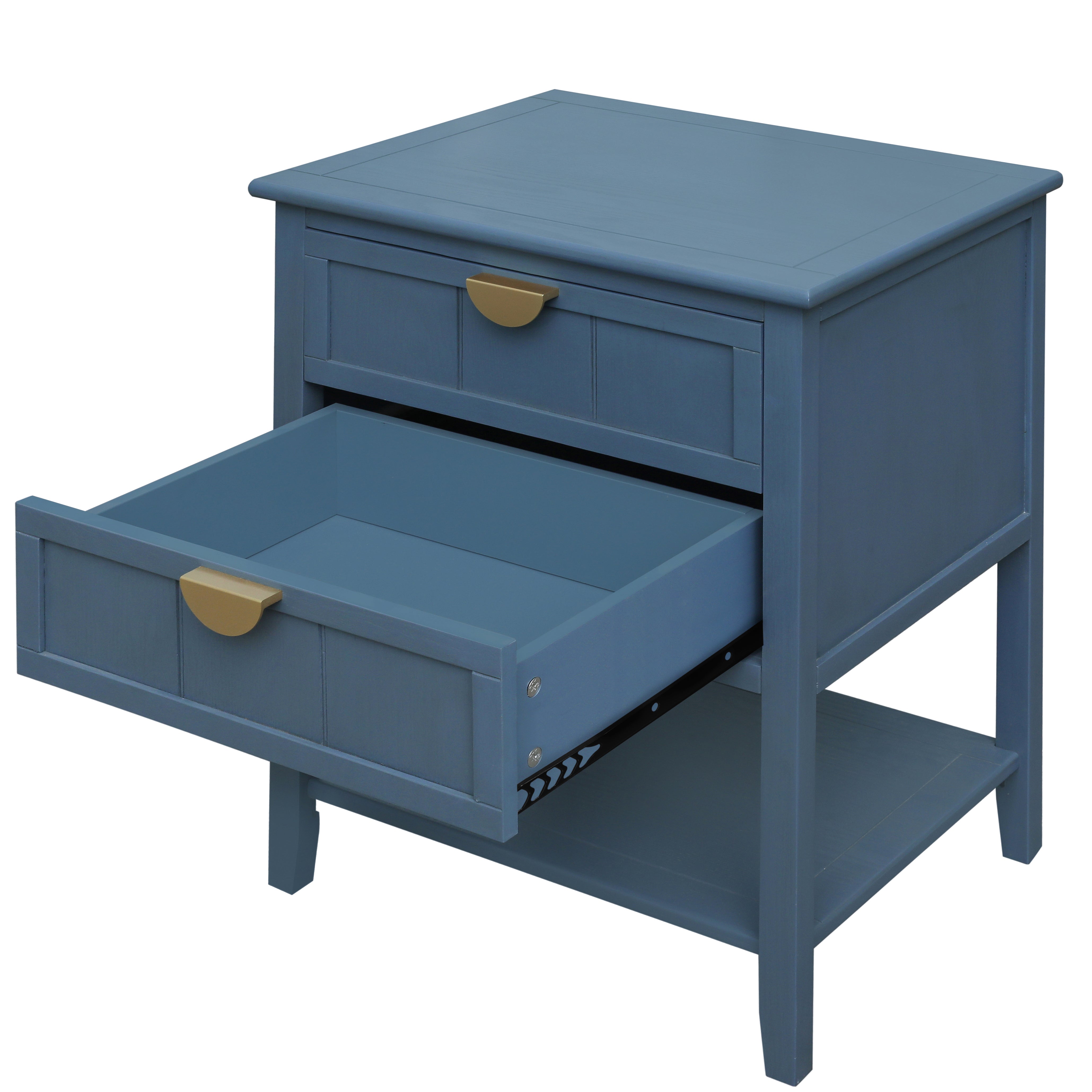 2 Drawer Side Table