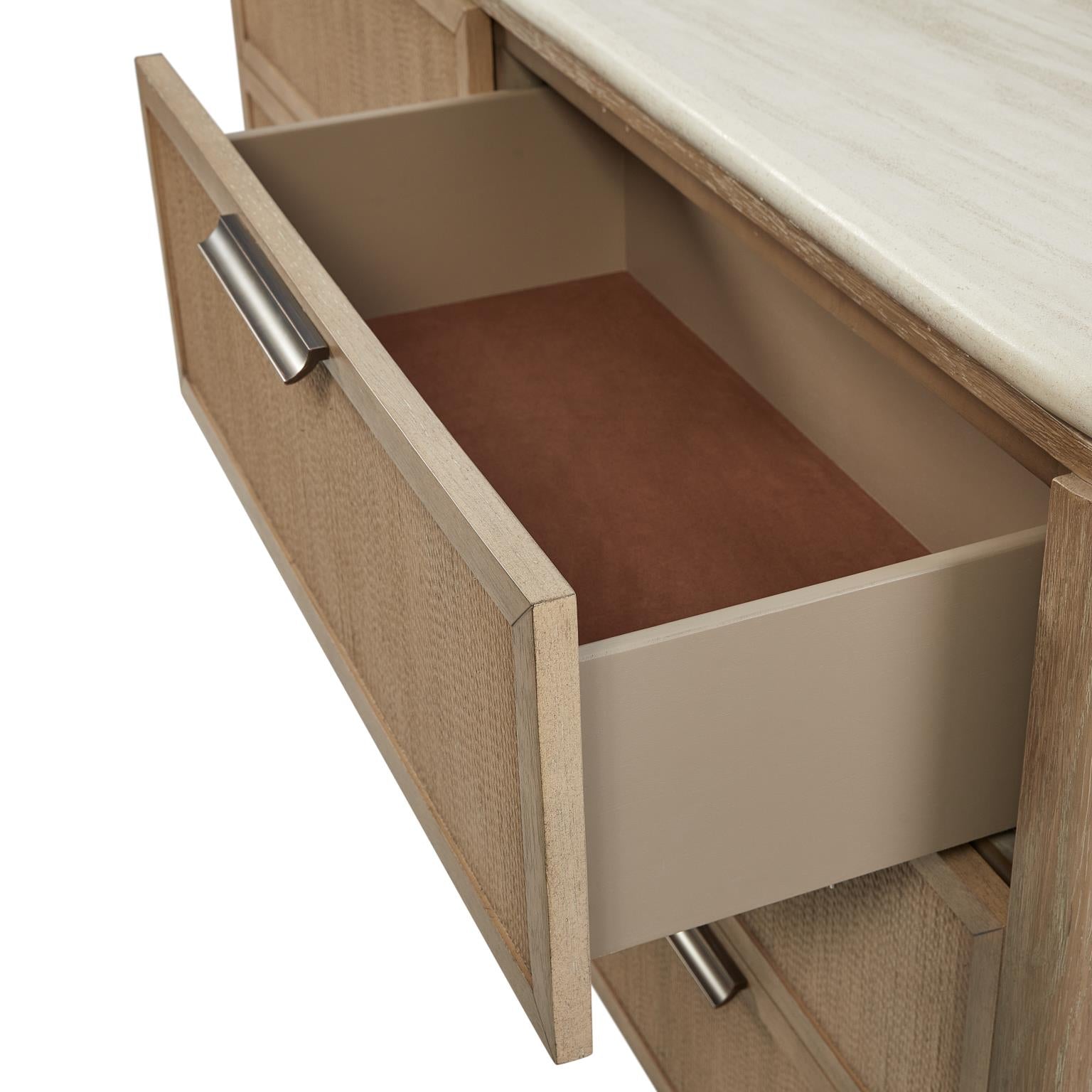 Palmera Rope Pattern Design 6-Drawer Dresser