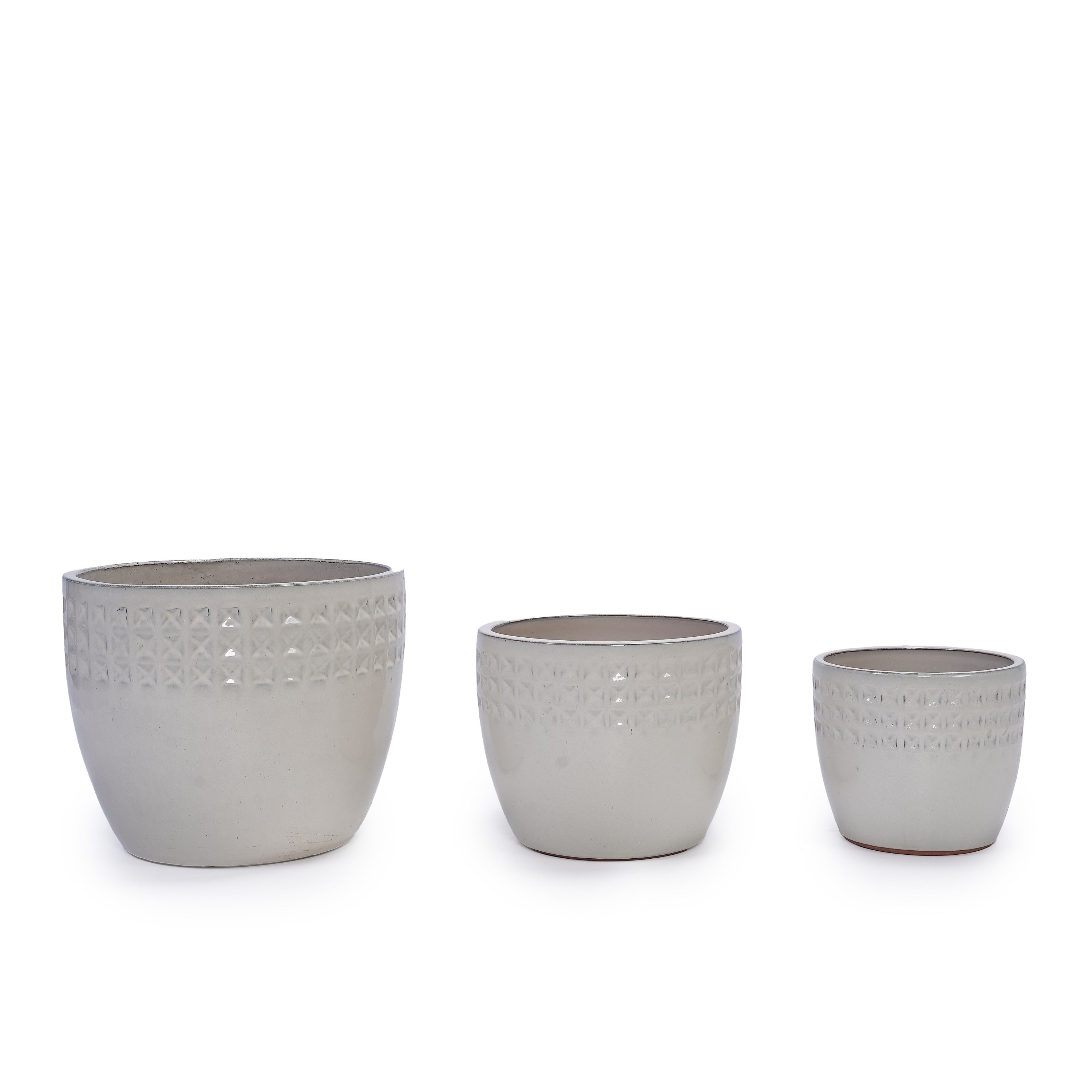 Arvo Handmade Ceramic Planter, Set of 3