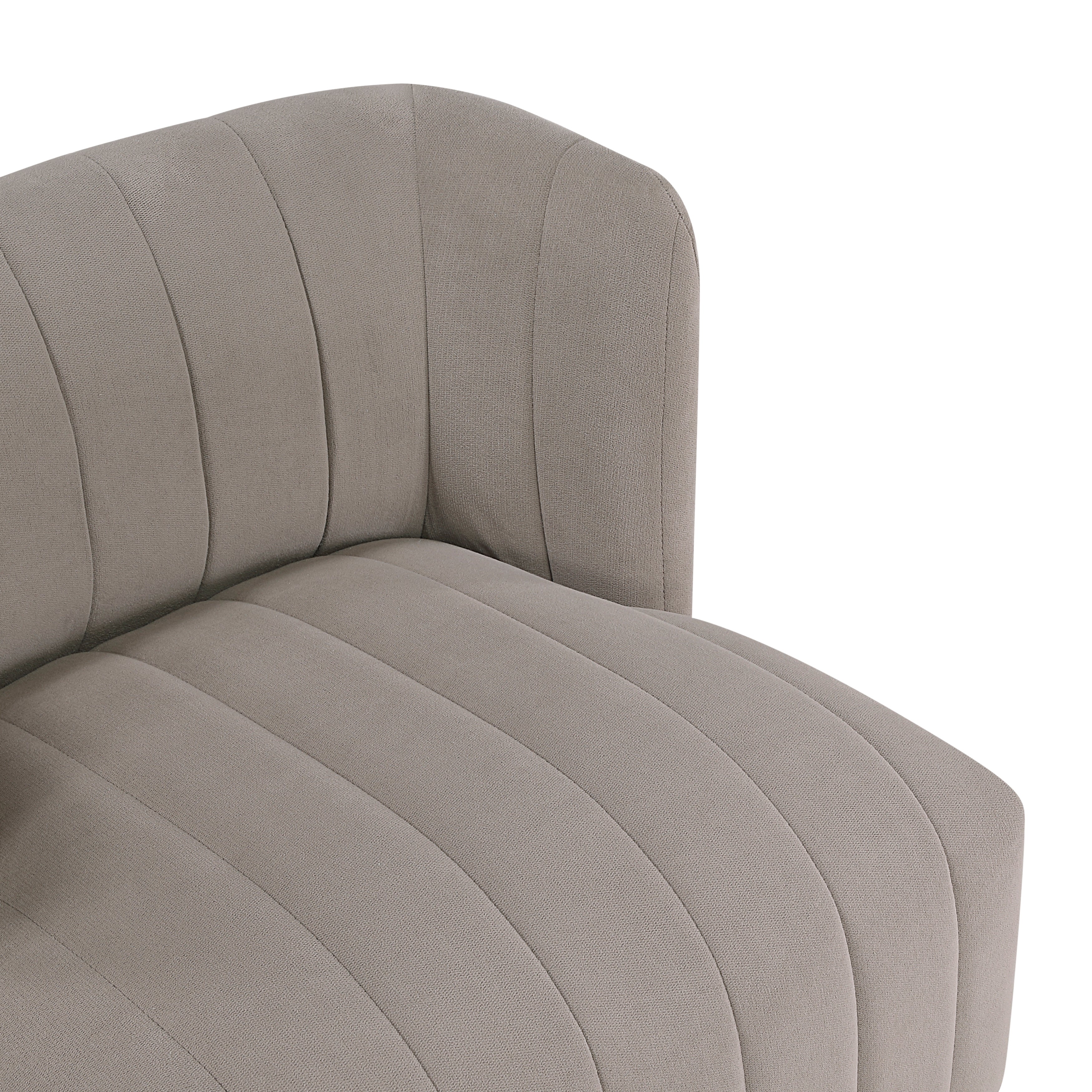 Modern Swivel Chair Upholstered Comfort Aqua Blue Fabric Stylish Living Room Furniture 1pc Accent Chair Contemporary Design Barrel Back