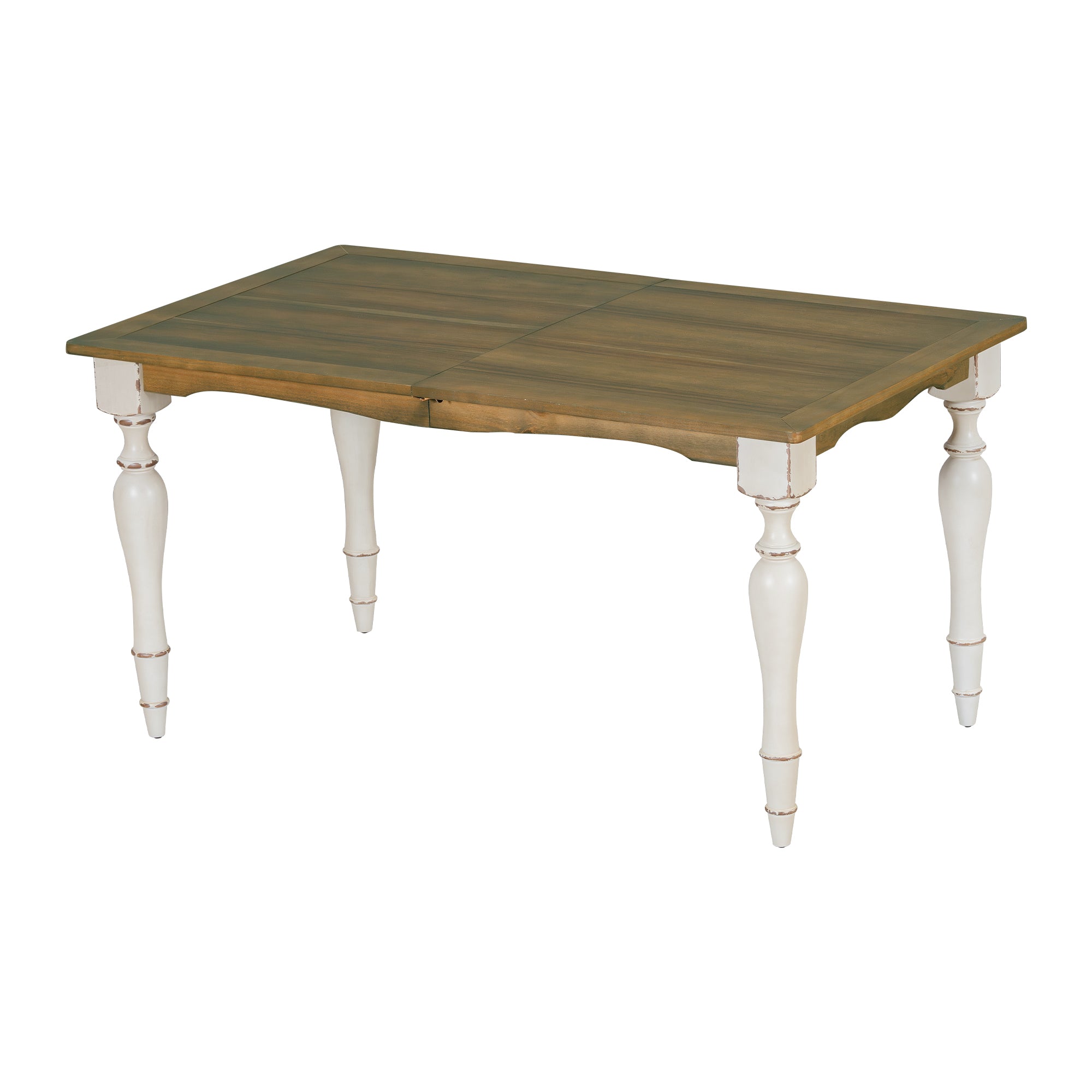 Foreverx 9-Piece Dining Set with Removable Leaf Table and 8 Upholstered Dining Chairs