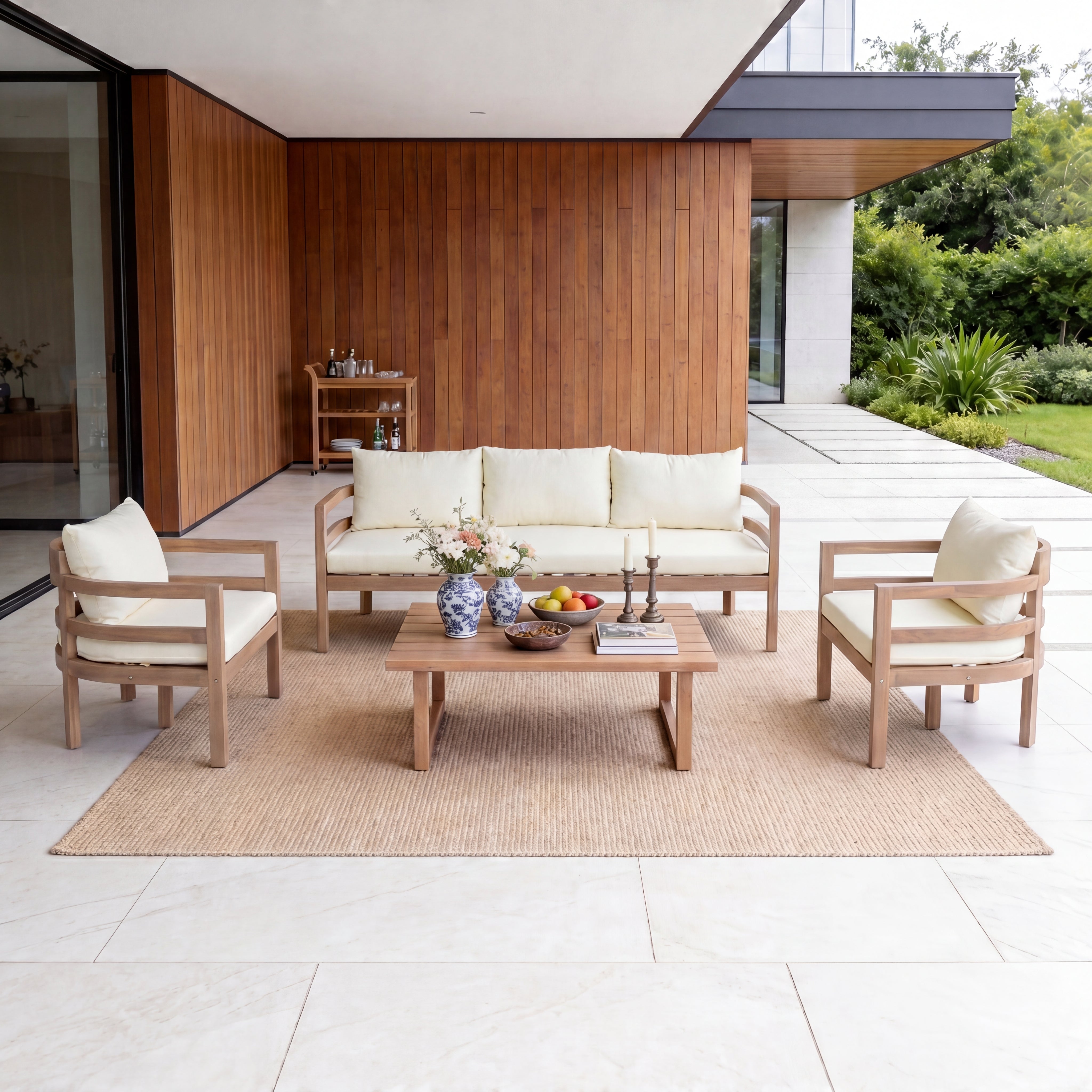 Alger Outdoor 5 Seater Sofa Set
