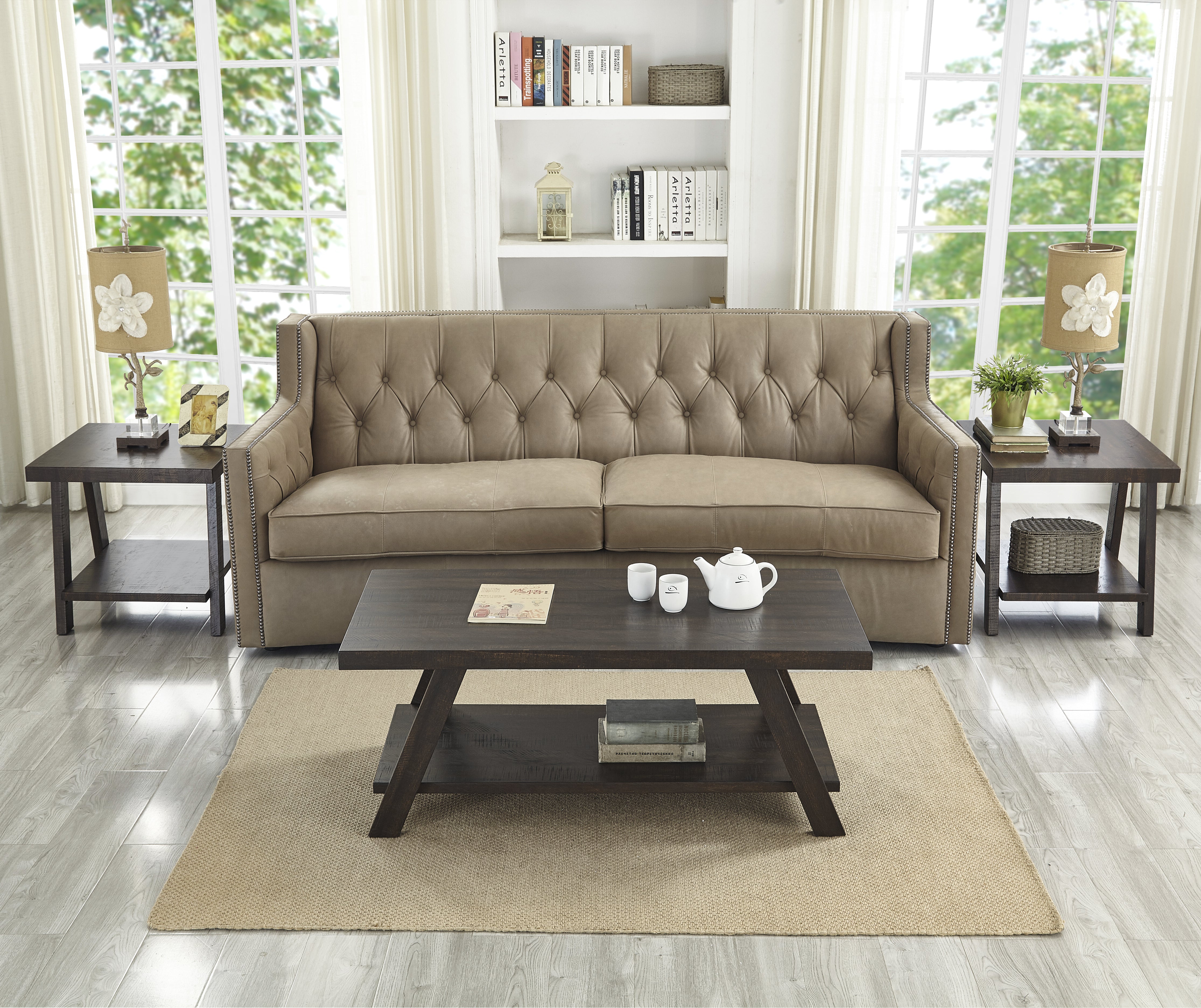 Athens Contemporary 3-Piece Table Set