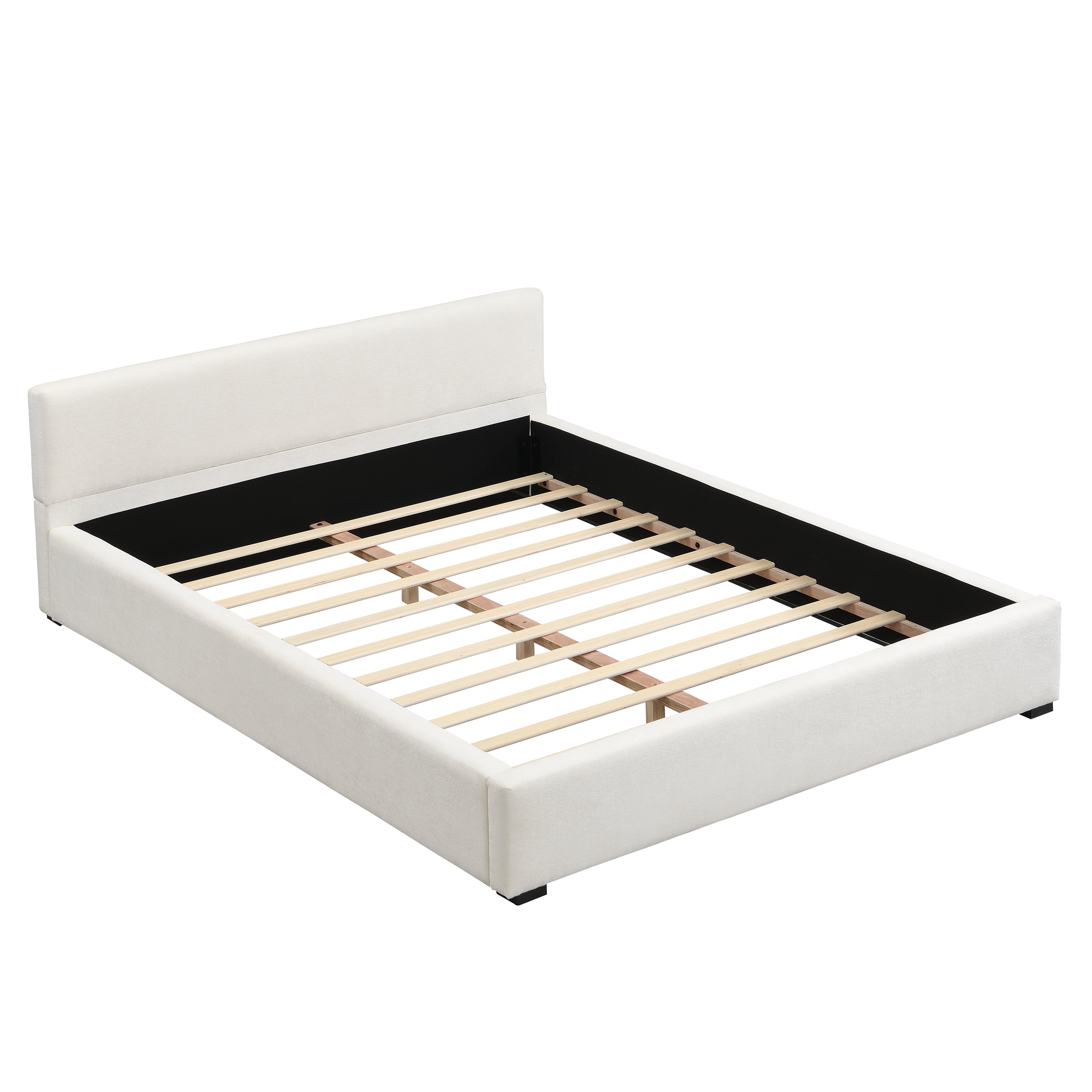 Elegant Wide-Edge Bed