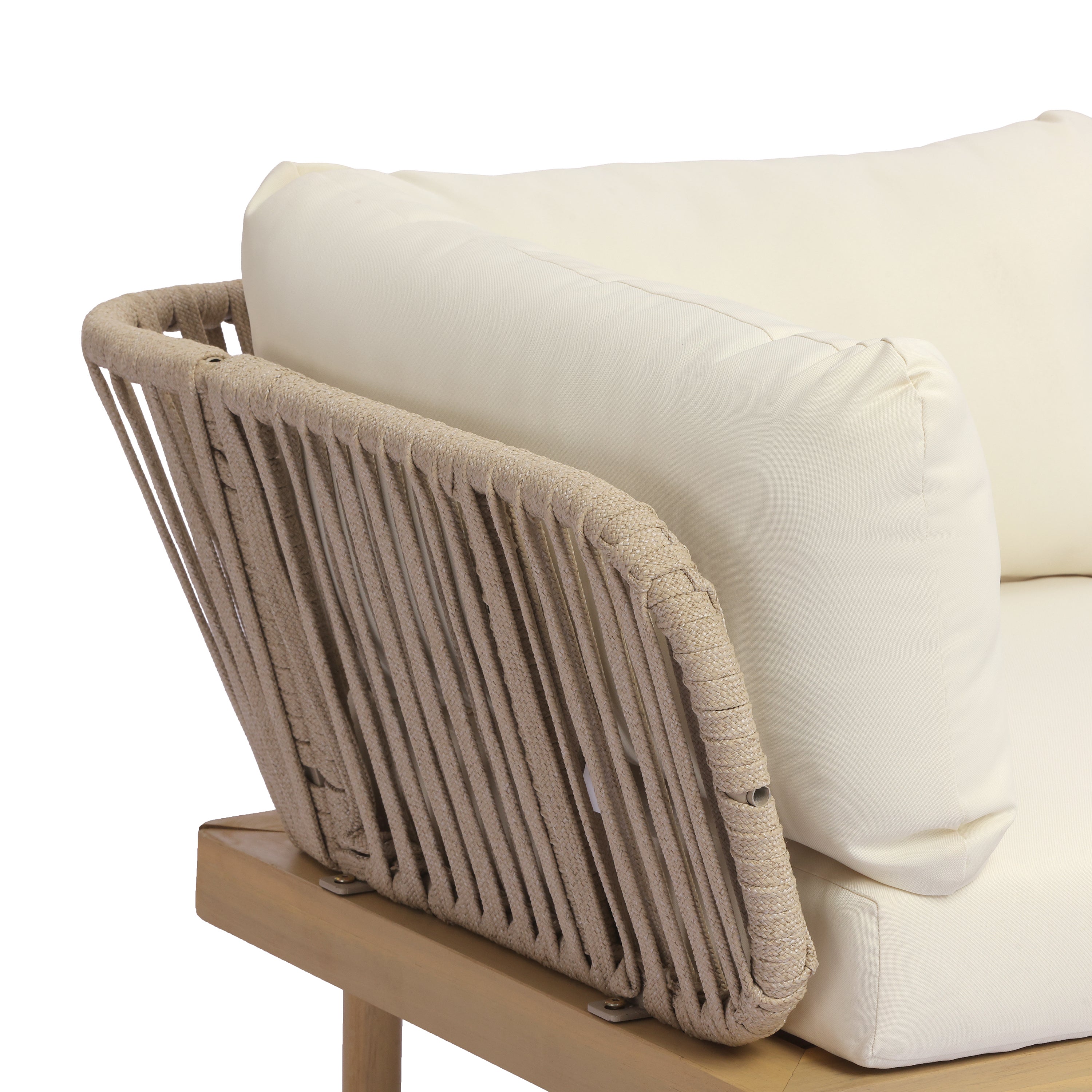 Sebastian 4-Piece Acacia Wood Outdoor Sofa Set
