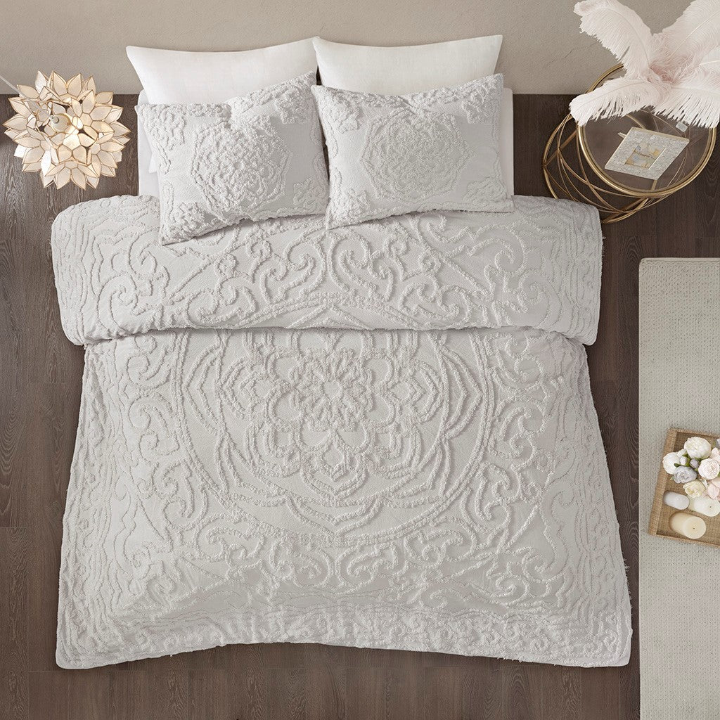 Laetitia 2-Piece Cotton Chenille Comforter Set