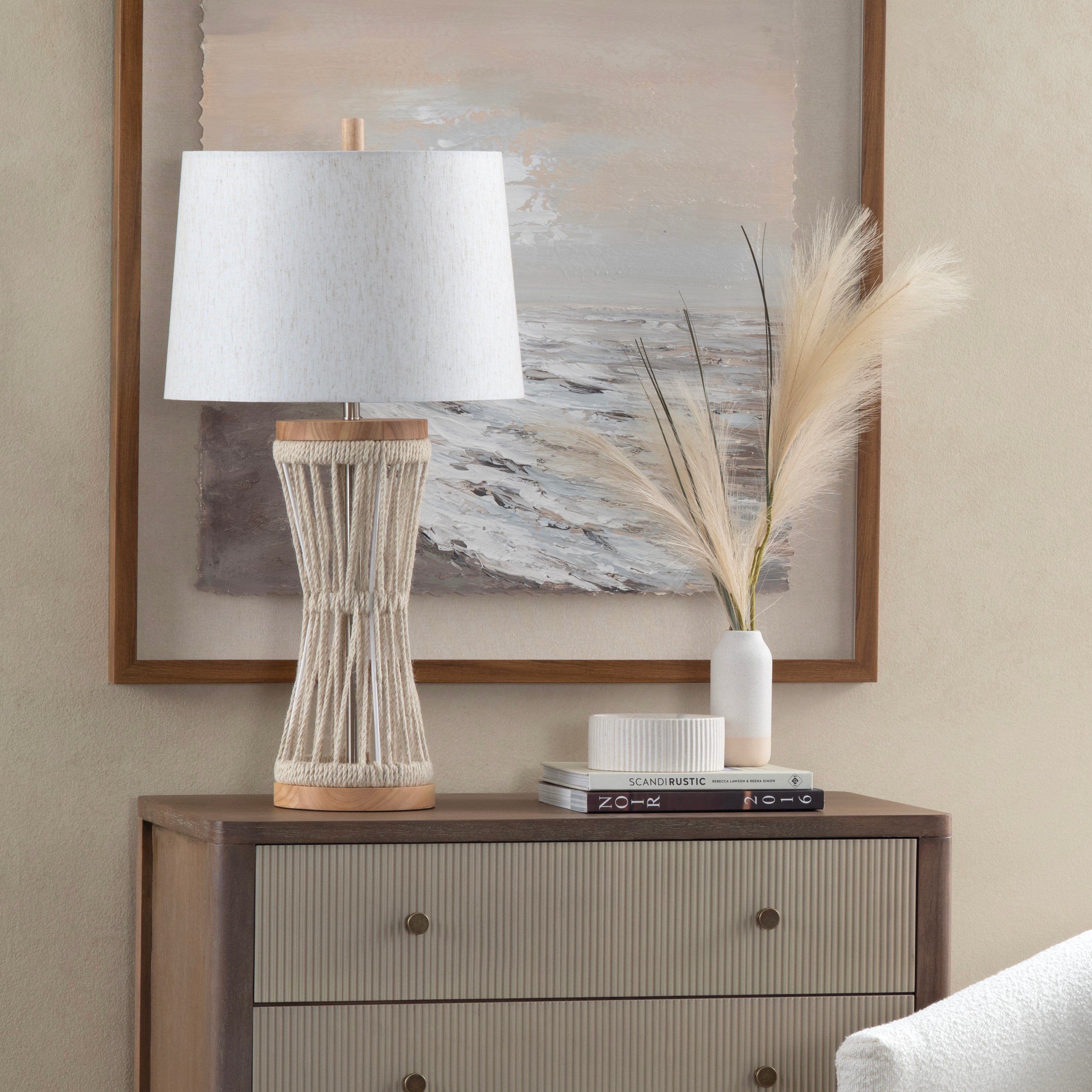 Hemp Slim Waist Table Lamp