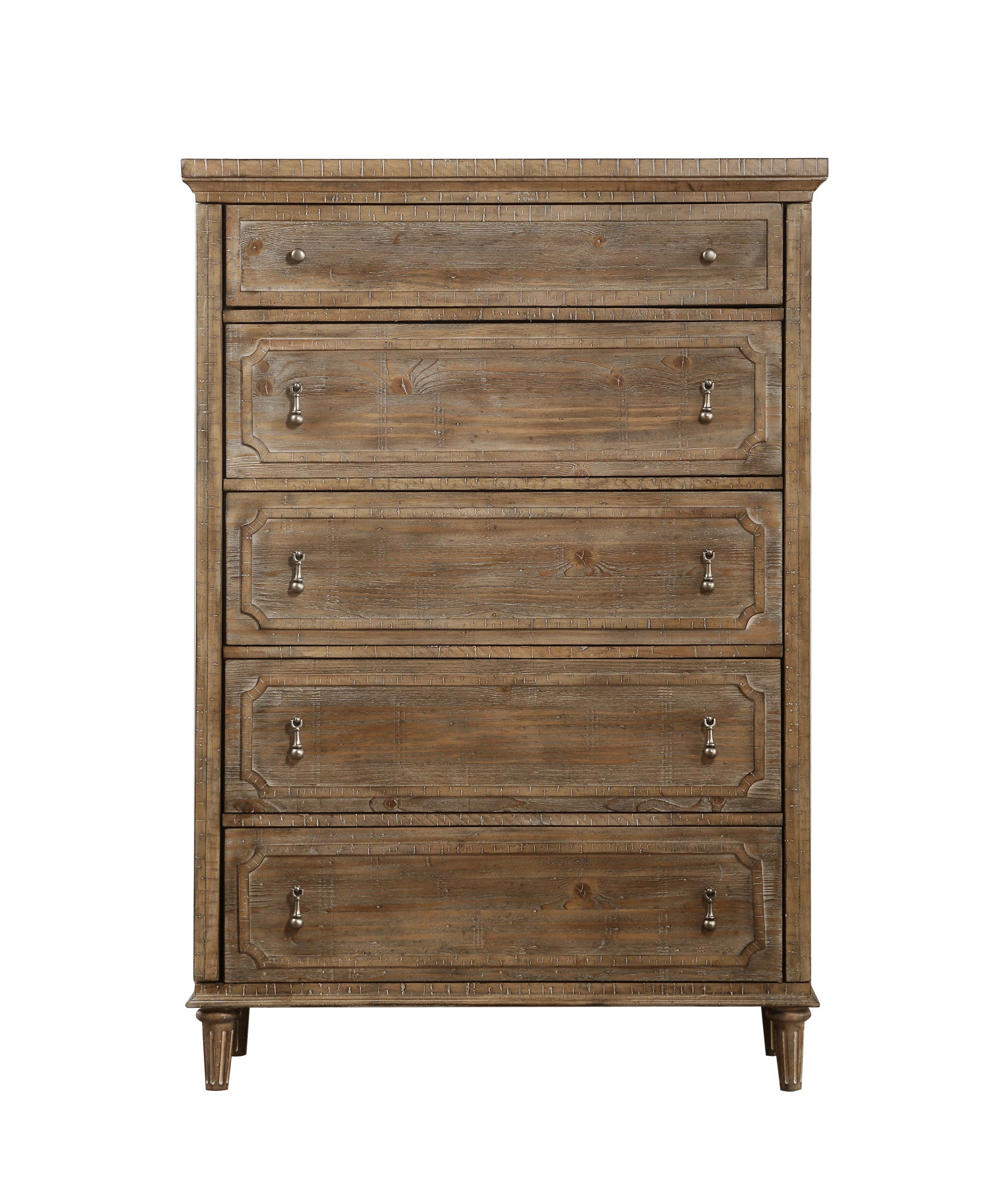 Changeme Solid Wood Chest with 5 Drawers