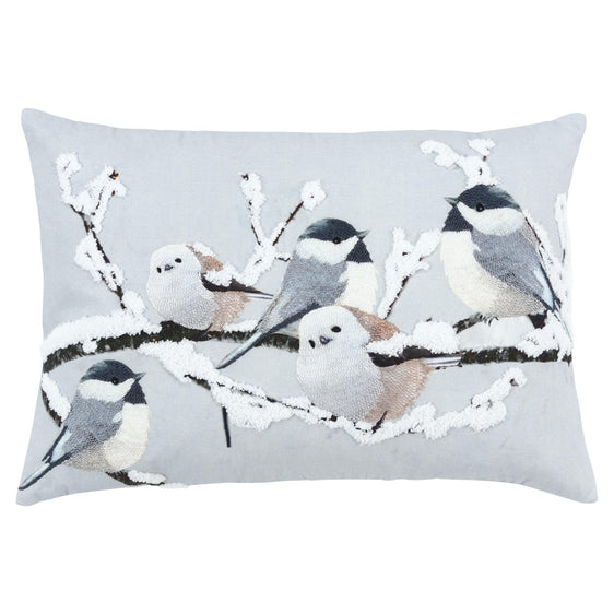 Bird Digitally Printed Cotton Pillow Cover