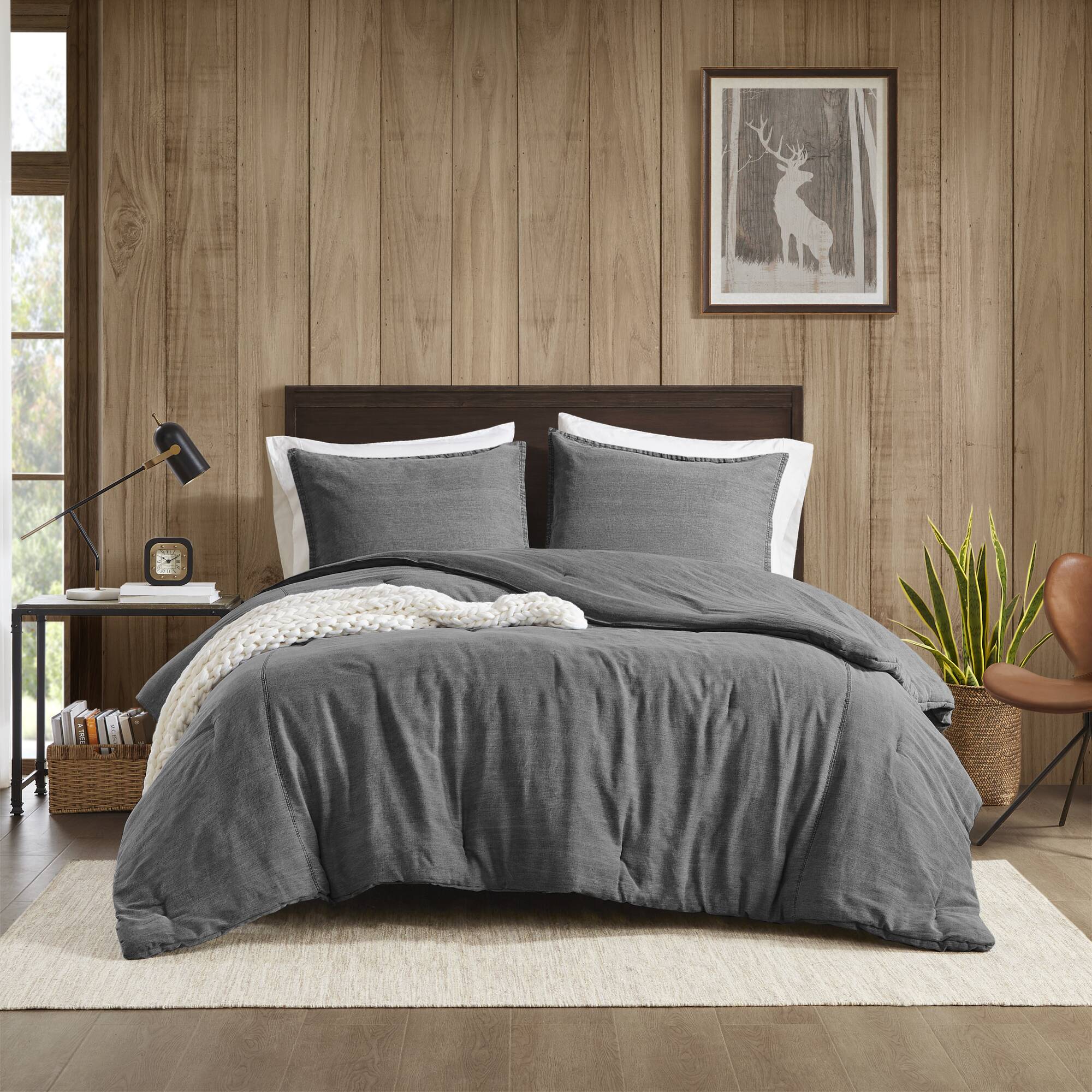 2-Piece Twill Washed Comforter Set