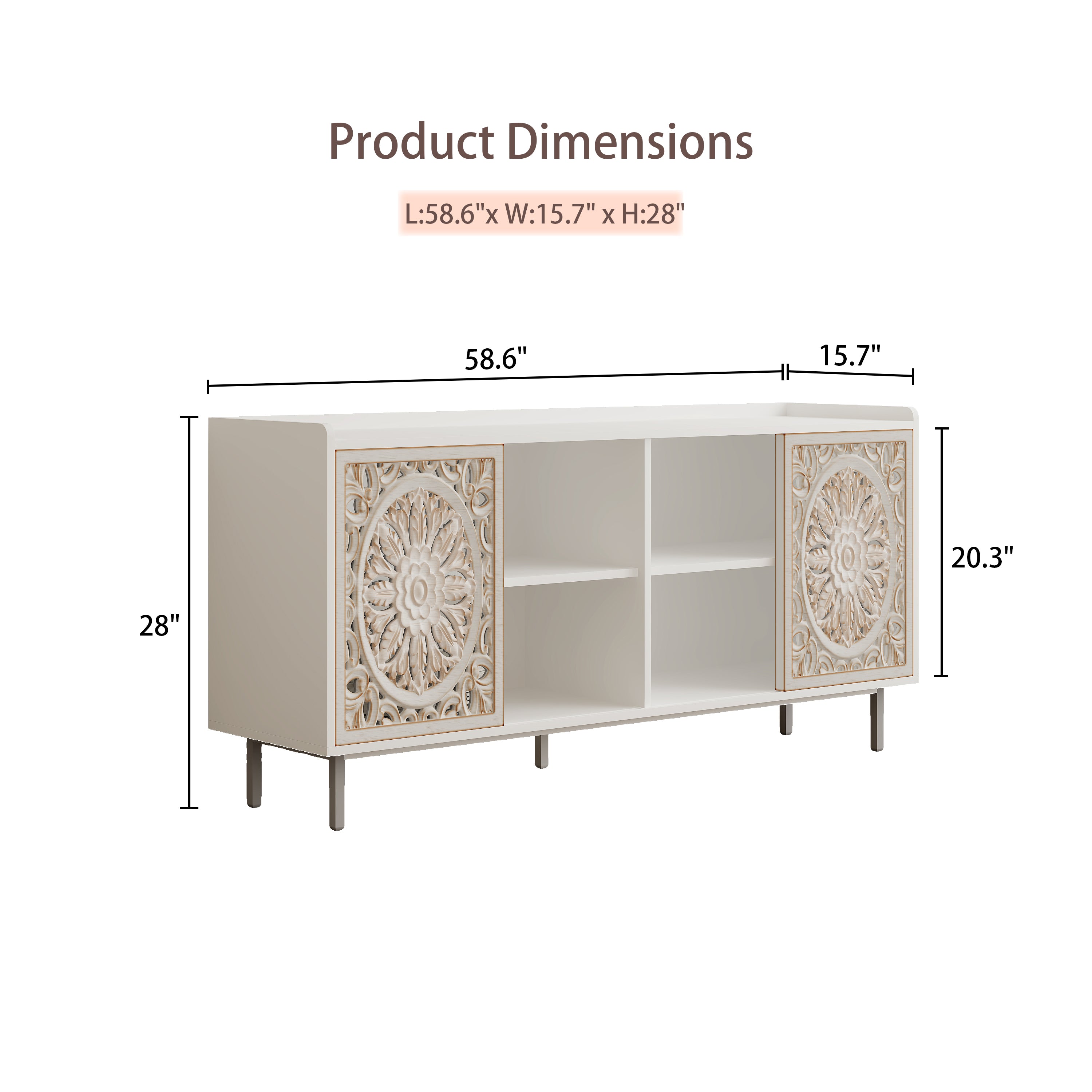 Mid Century Modern Console Table
