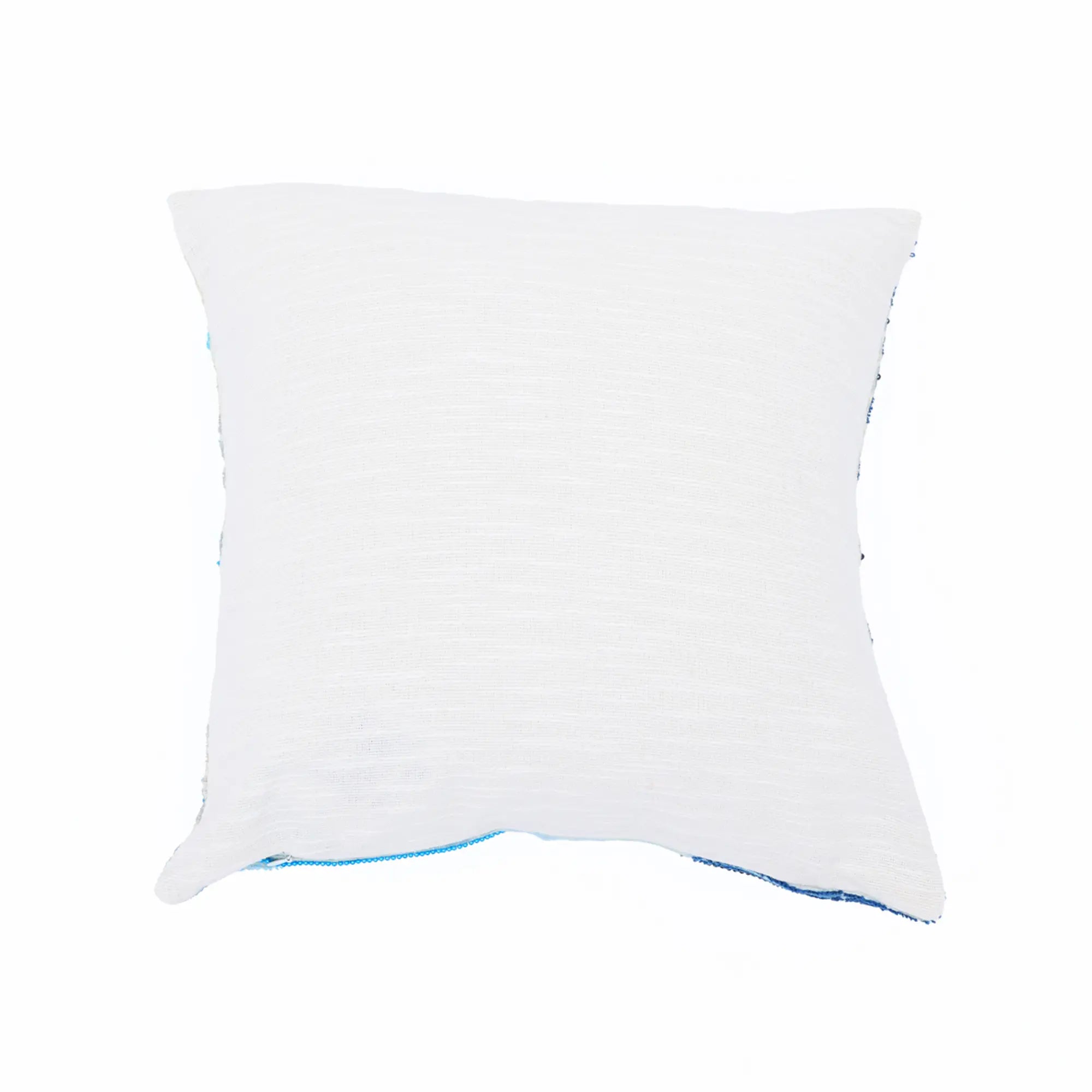 Coastal Horizon Beaded & Embroidered Pillow