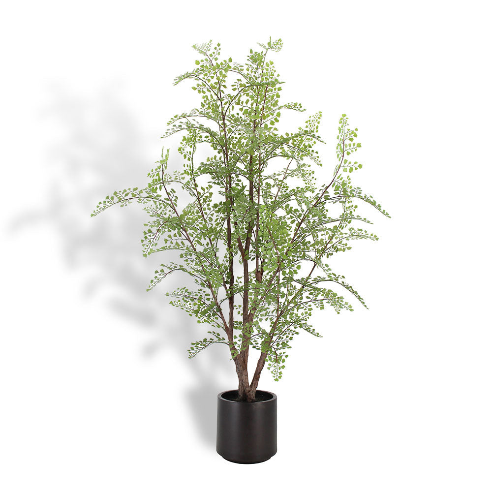 Faux Maidenhair Fern with Pot, 48 In