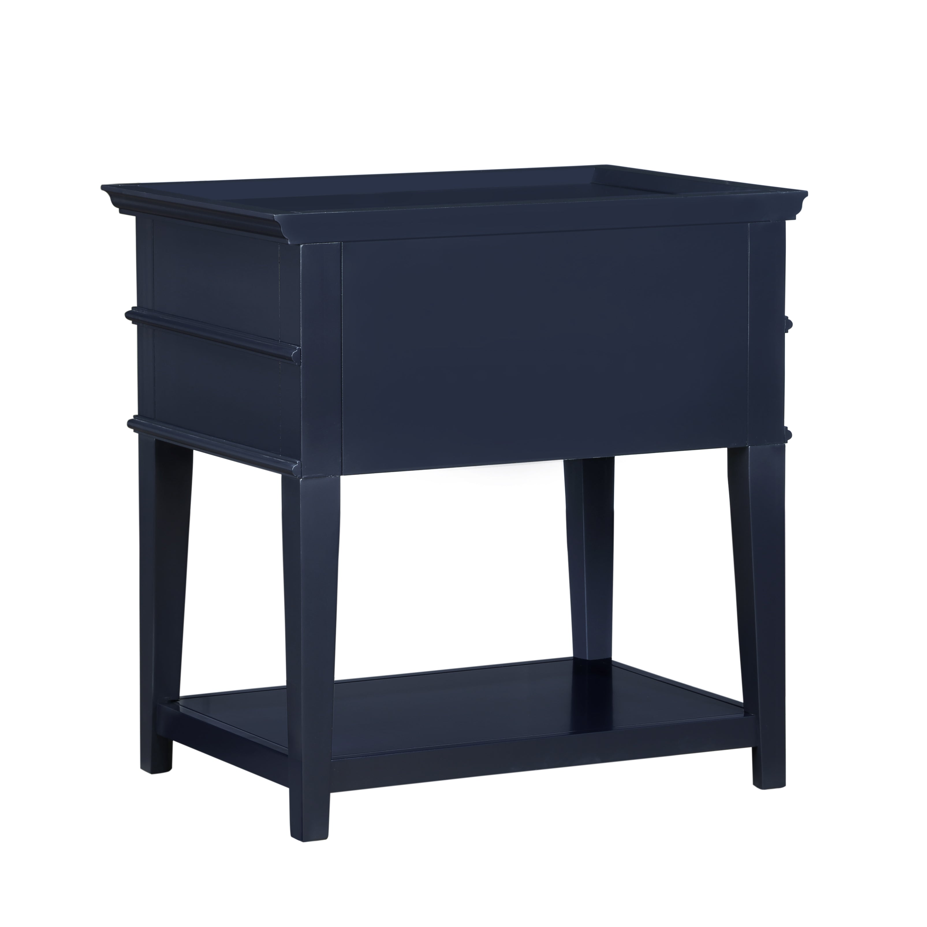 Carmona 2-Drawer Tray Top Nightstand