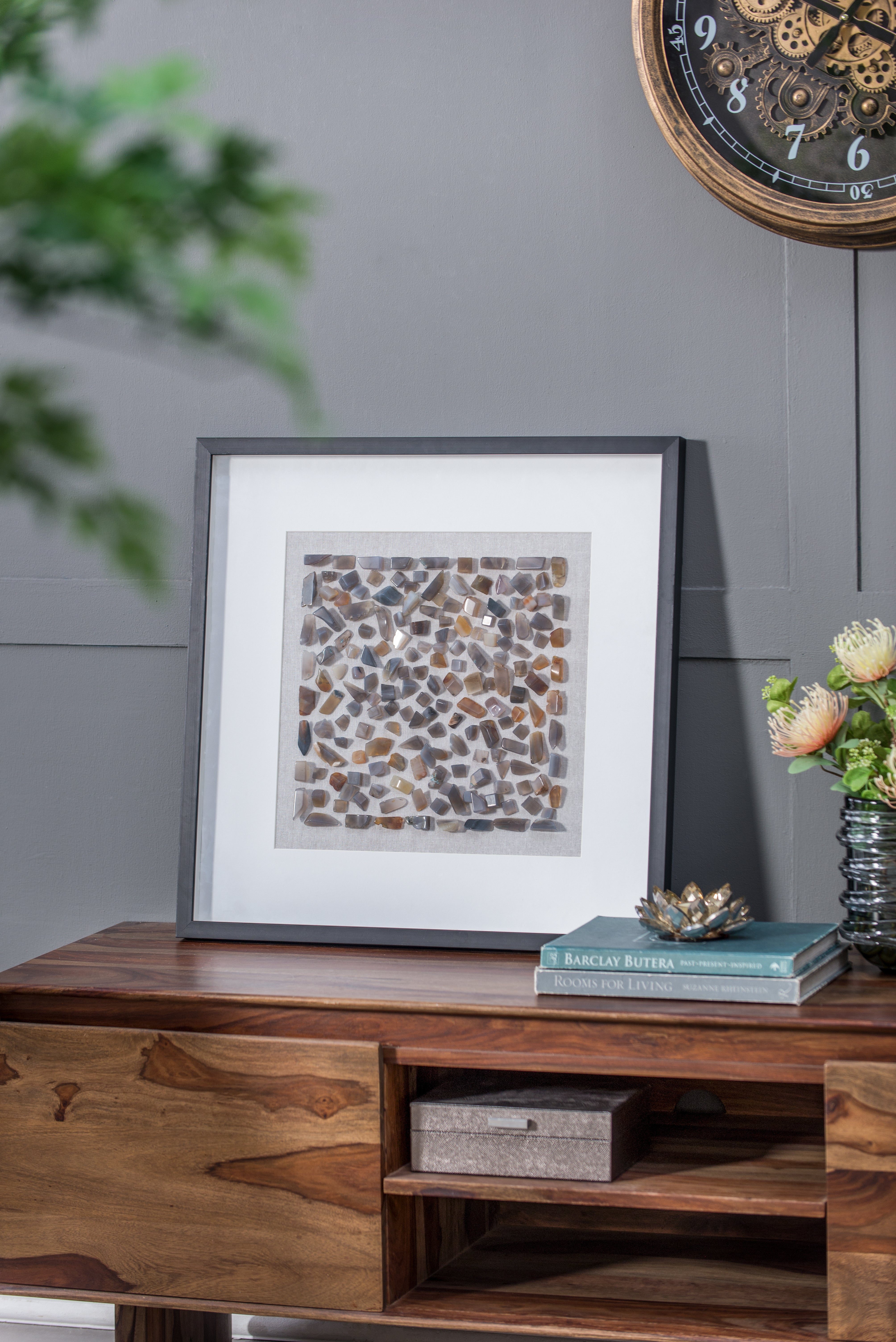 Shokha Agate Shadow Box Wall Décor