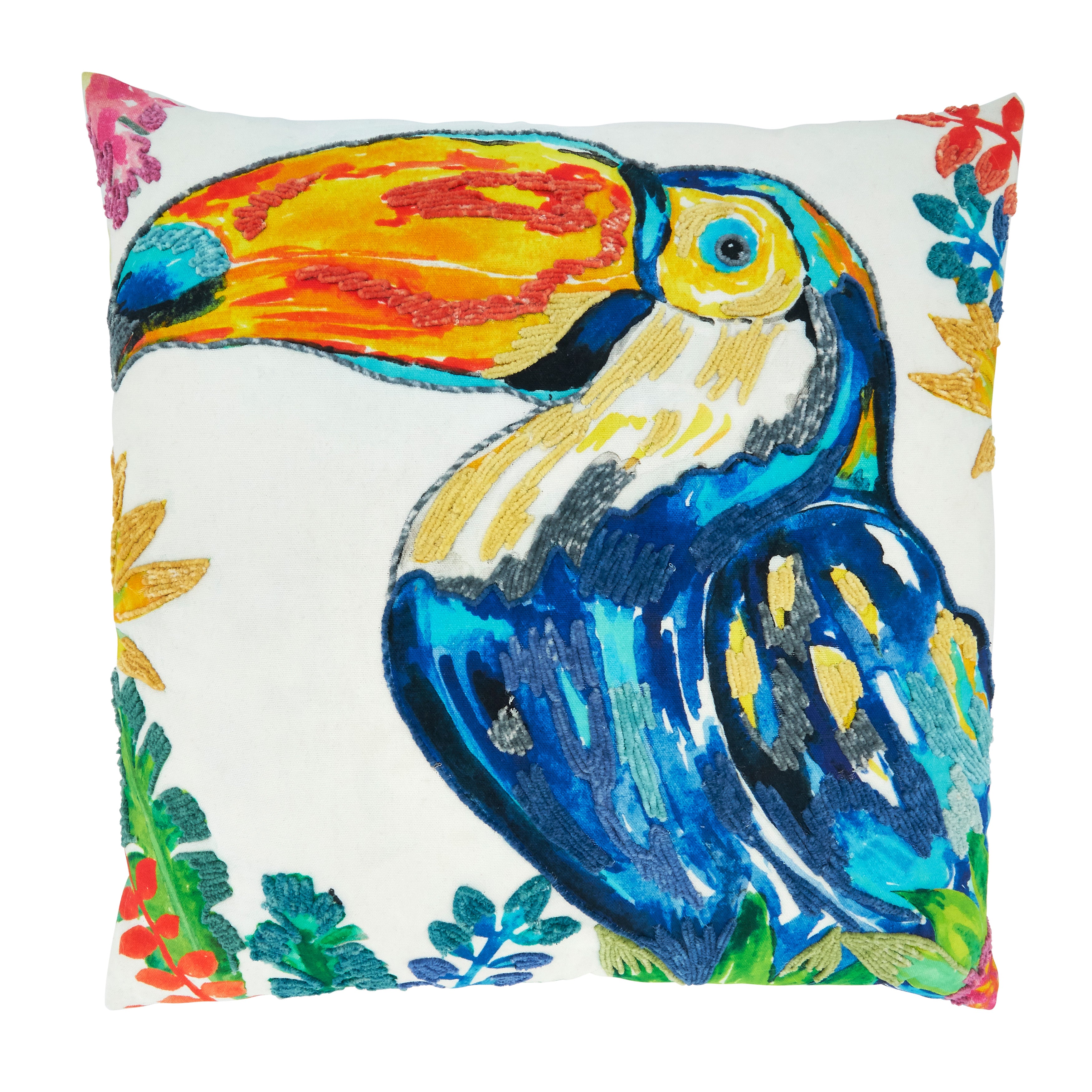 Toucan Design Throw Pillow