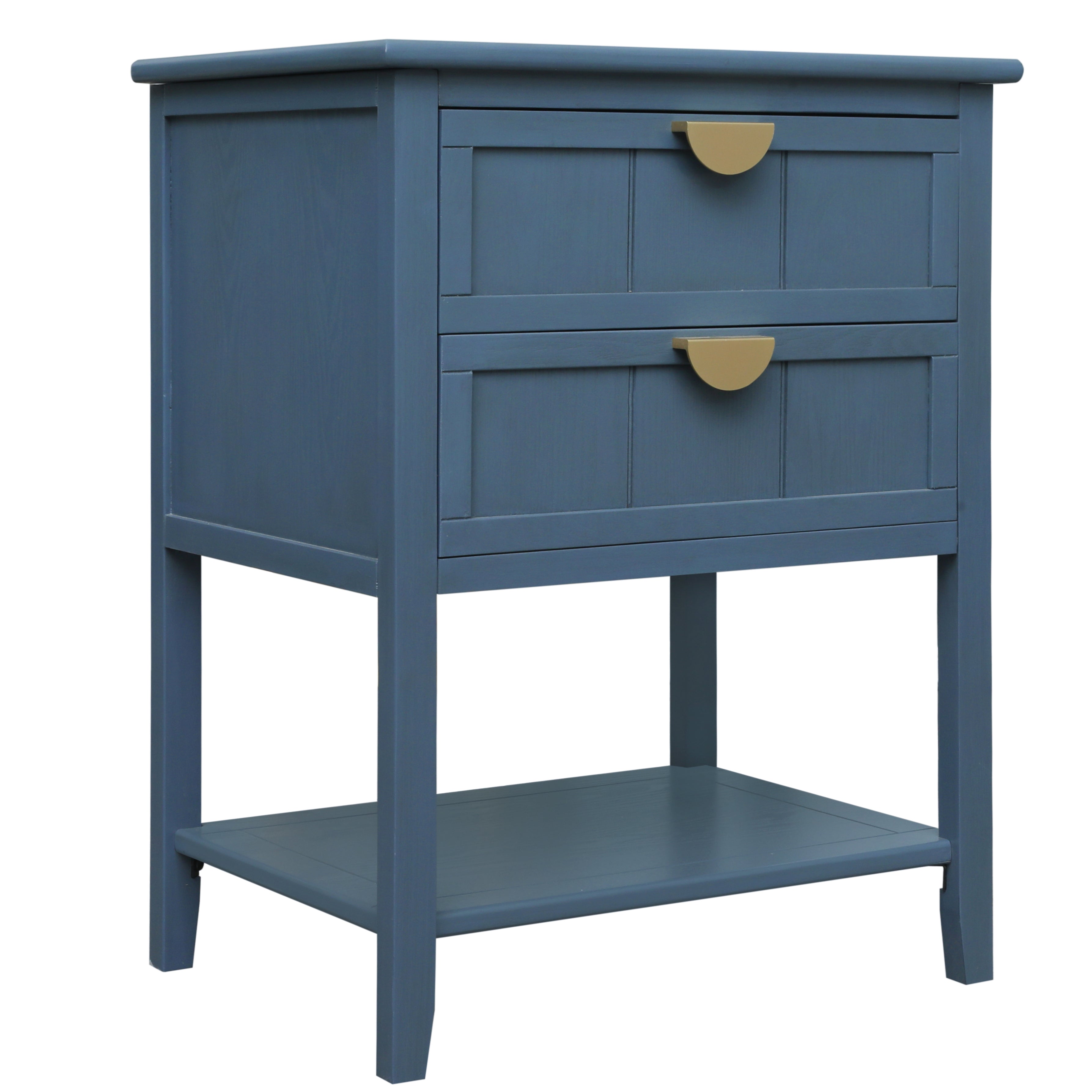 2 Drawer Side Table