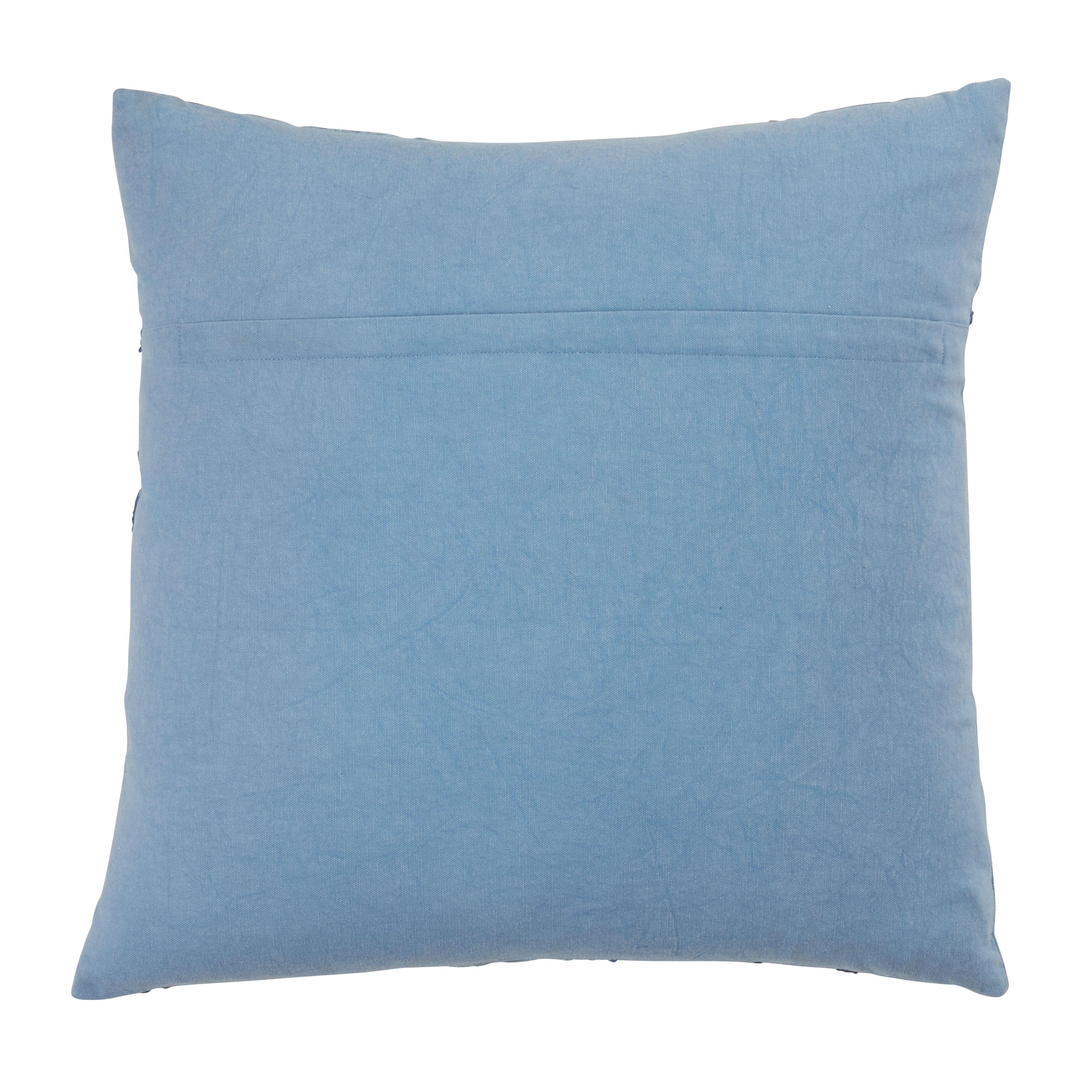 Stonewashed Fish Poly Filled Throw Pillow