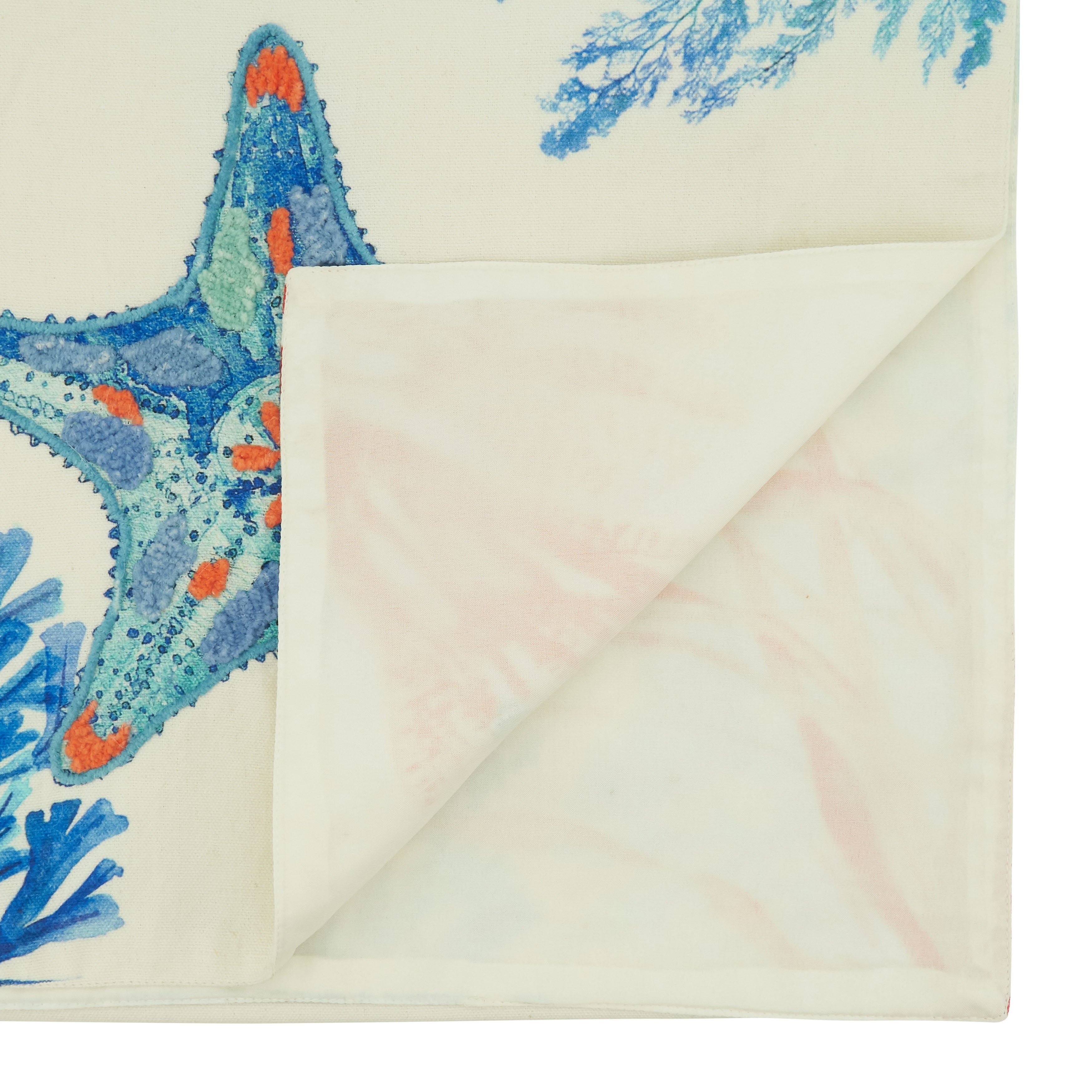 Multicolor Sea Life Table Runner