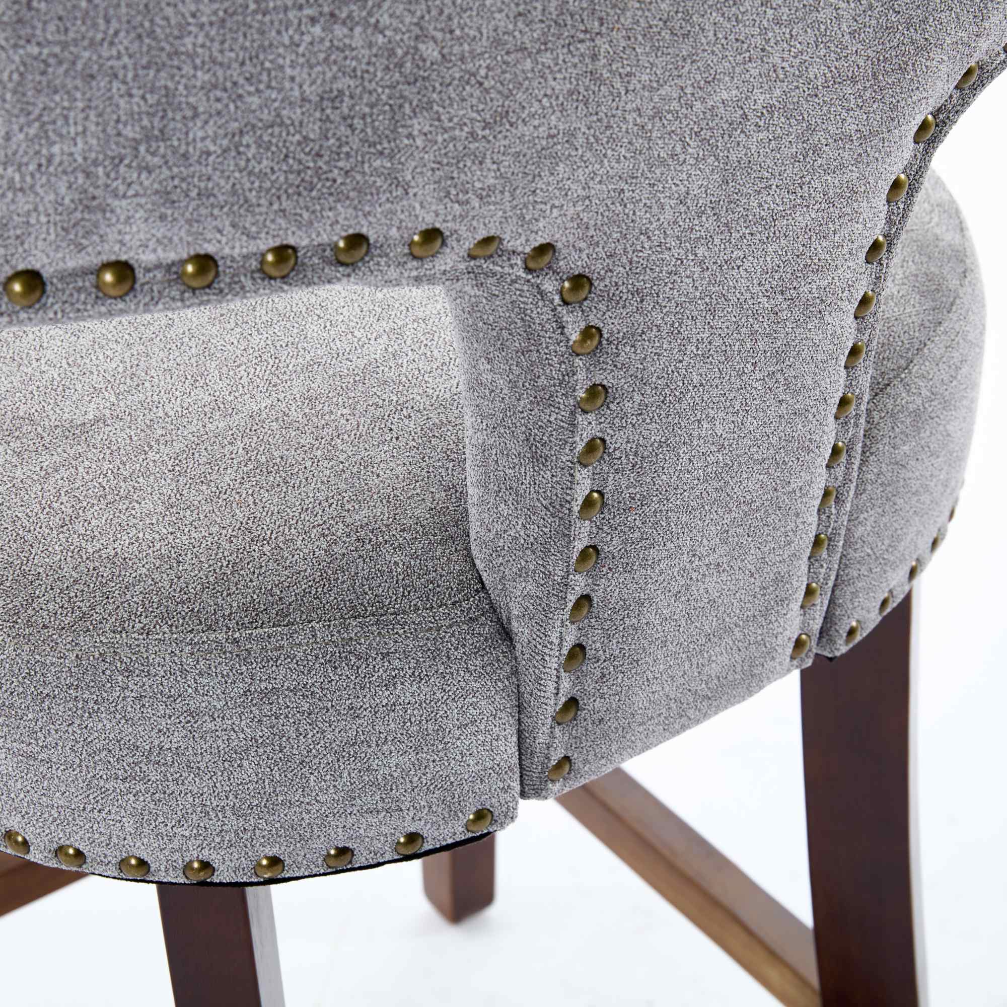Upholstered T-Back Counter Height Bar Stools, Set of 2