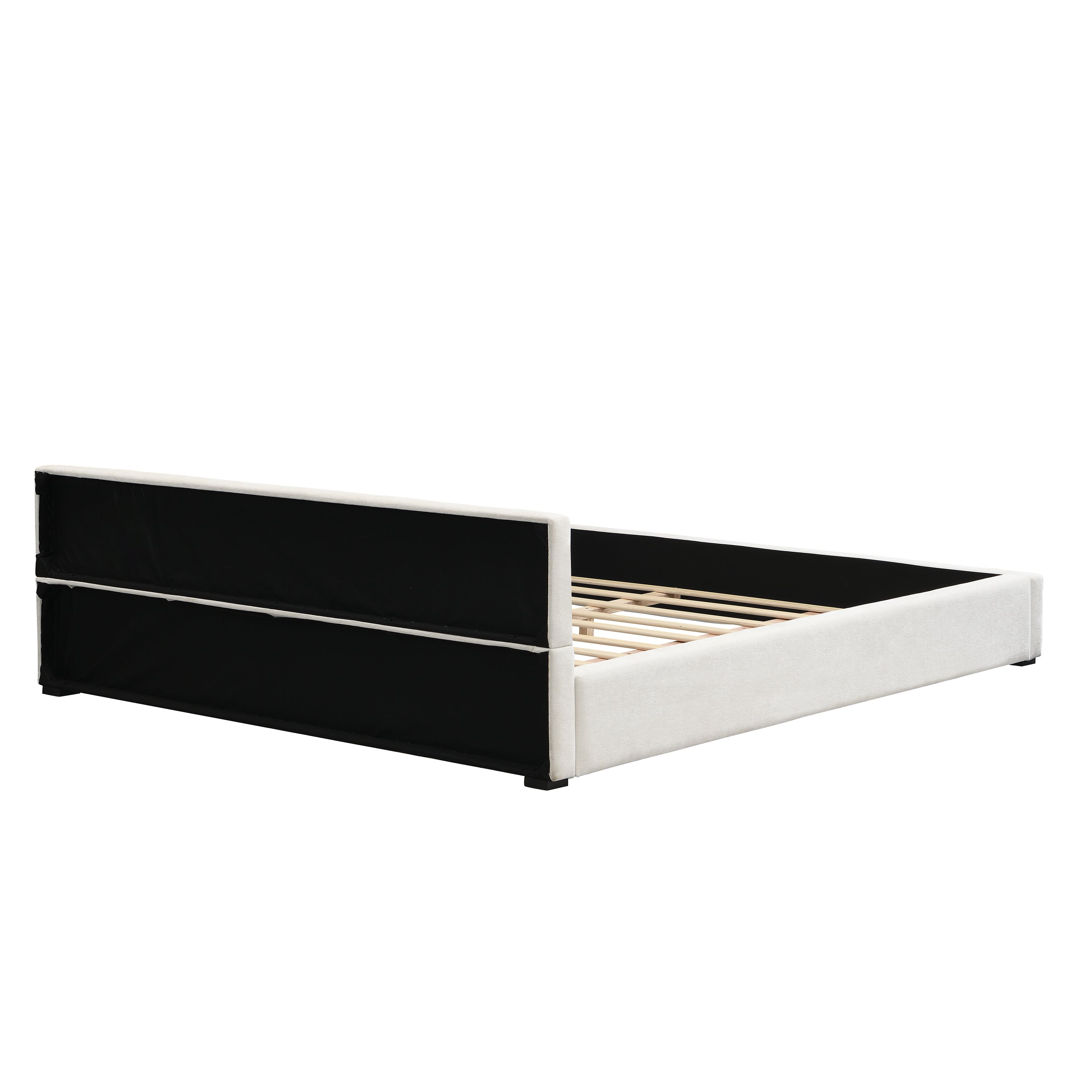 Elegant Wide-Edge Bed