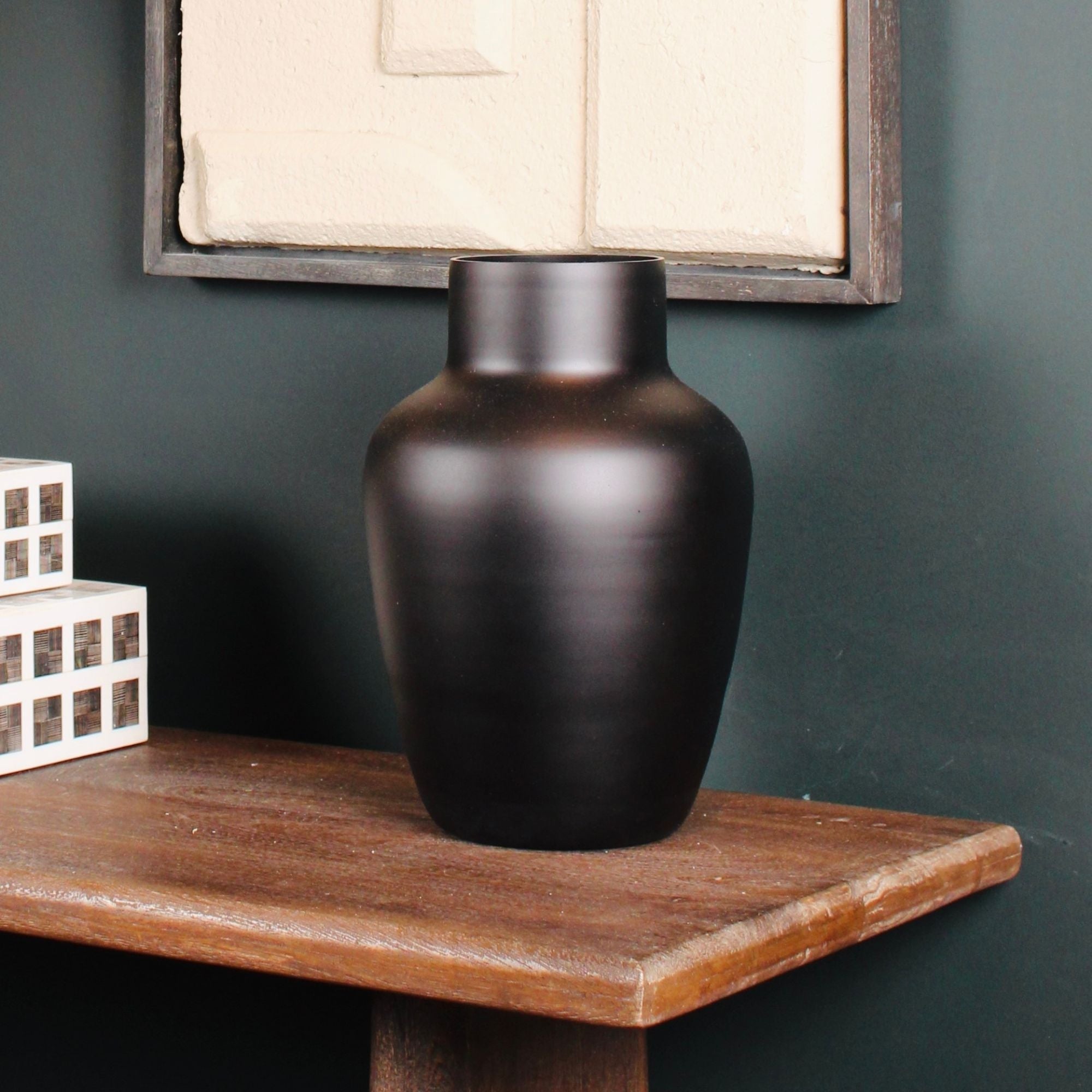 Desi Hand Blown Glass Vase