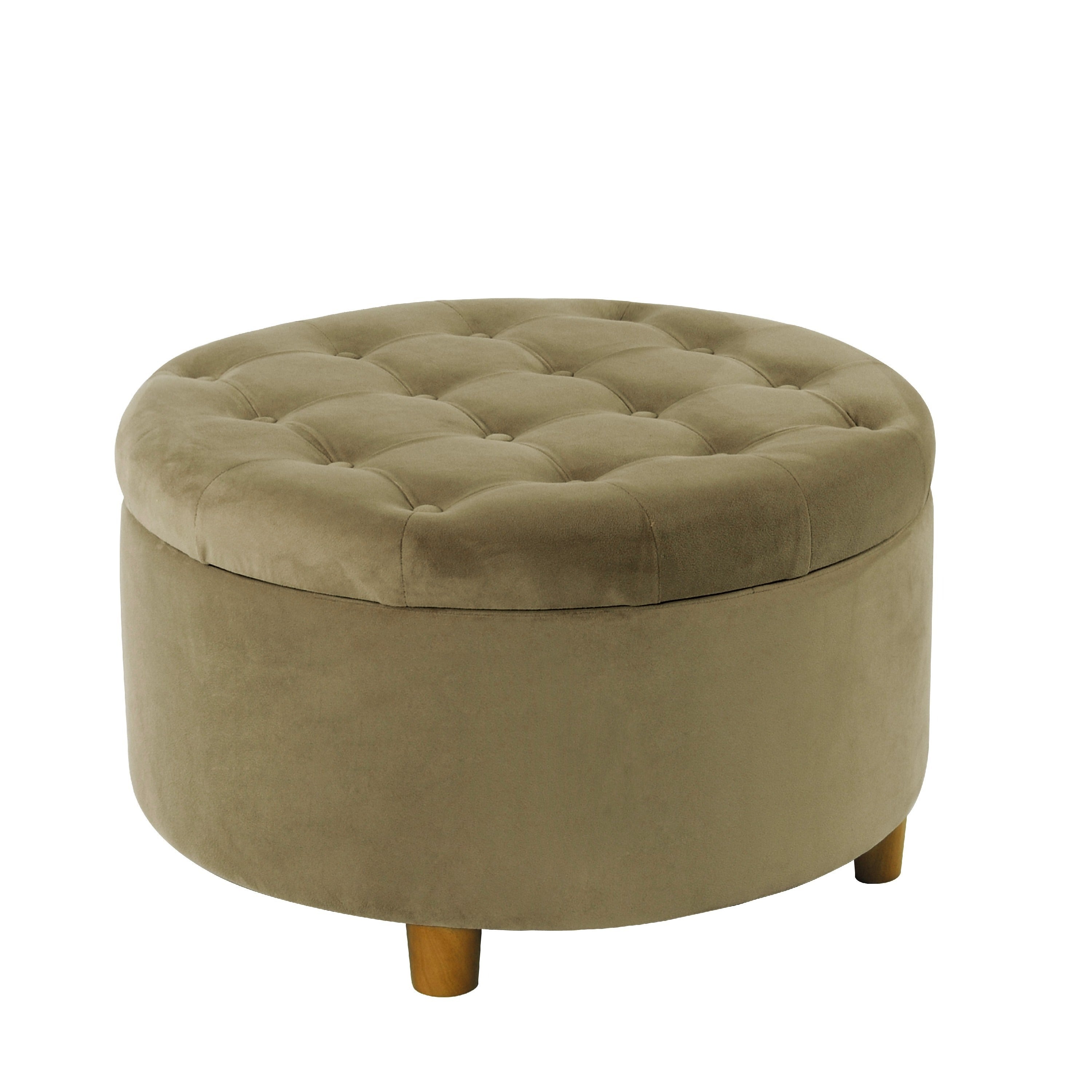 Jo 28" Round Storage Ottoman