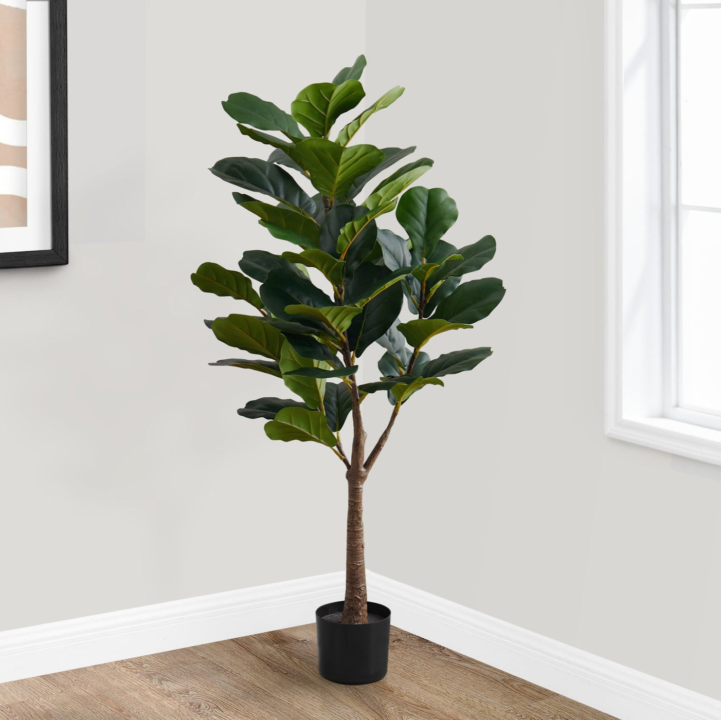 47" Tall Artificial Fiddle Tree with Pot