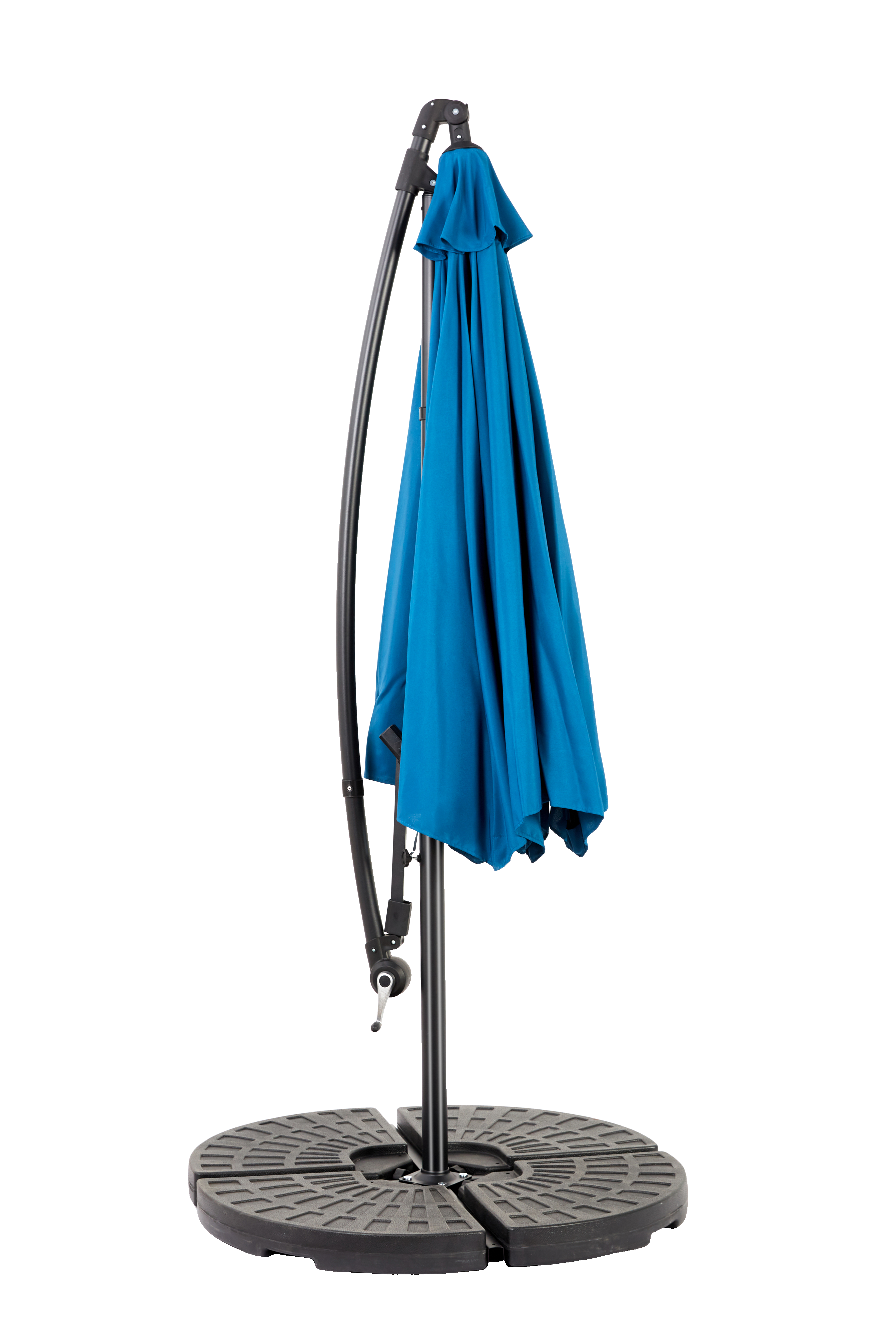 10' Offset Hanging Market Patio Umbrella w/Easy Tilt Adjustment, Base Not Included