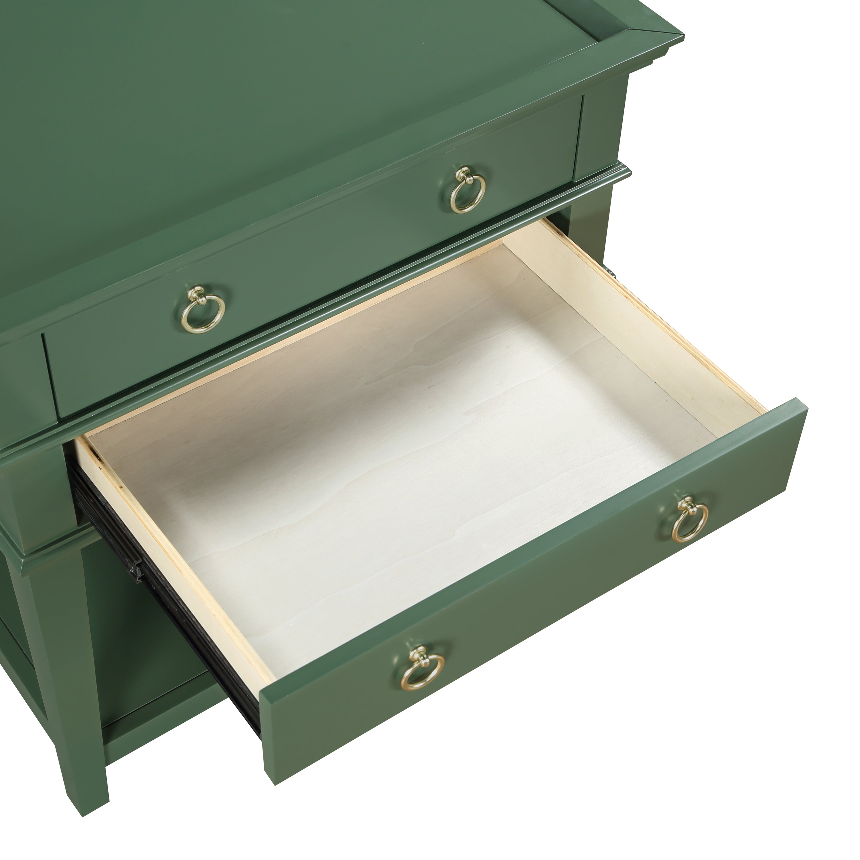 Carmona 2-Drawer Tray Top Nightstand