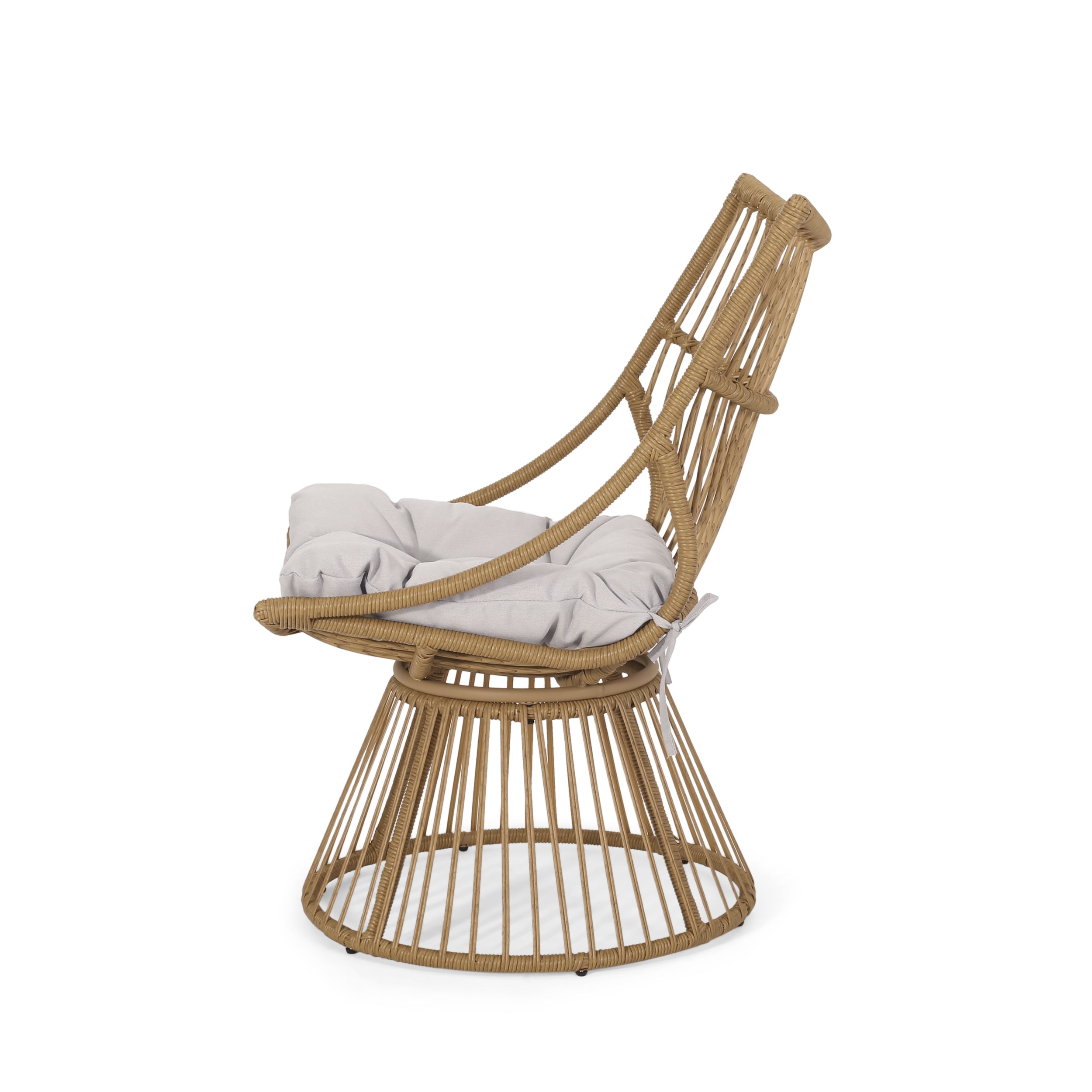 The Original Papasan™ Strontianite Outdoor Rattan Chair with High Back Design