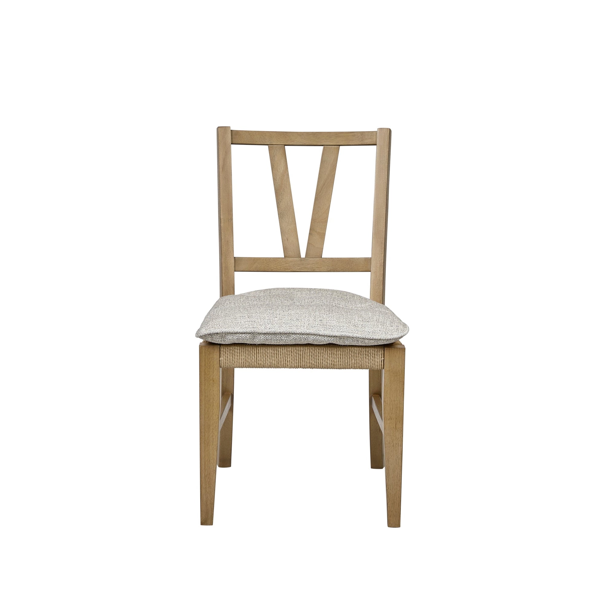 Modern Slat Back Chair, Set of 2