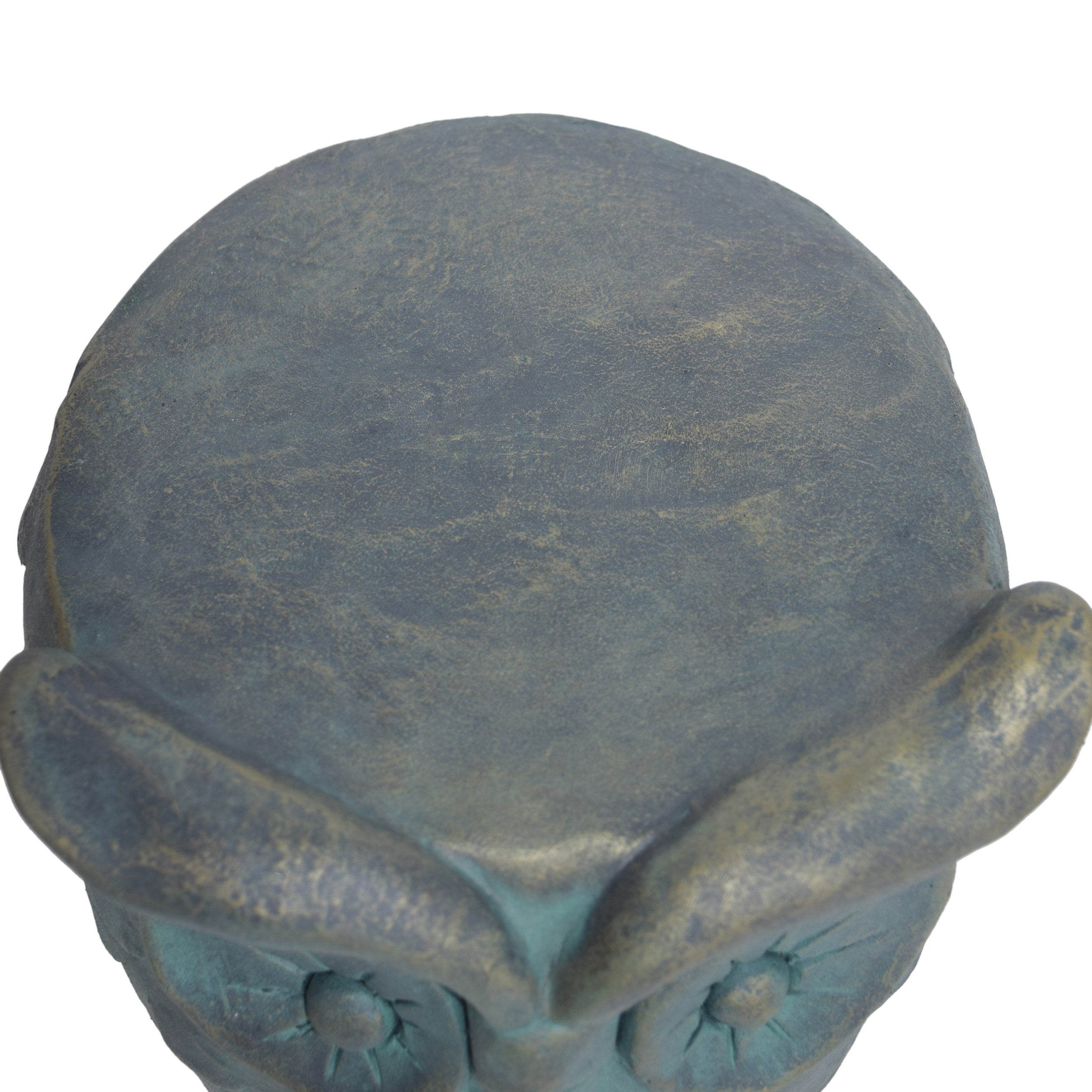Outdoor Lightweight Concrete Owl Stool
