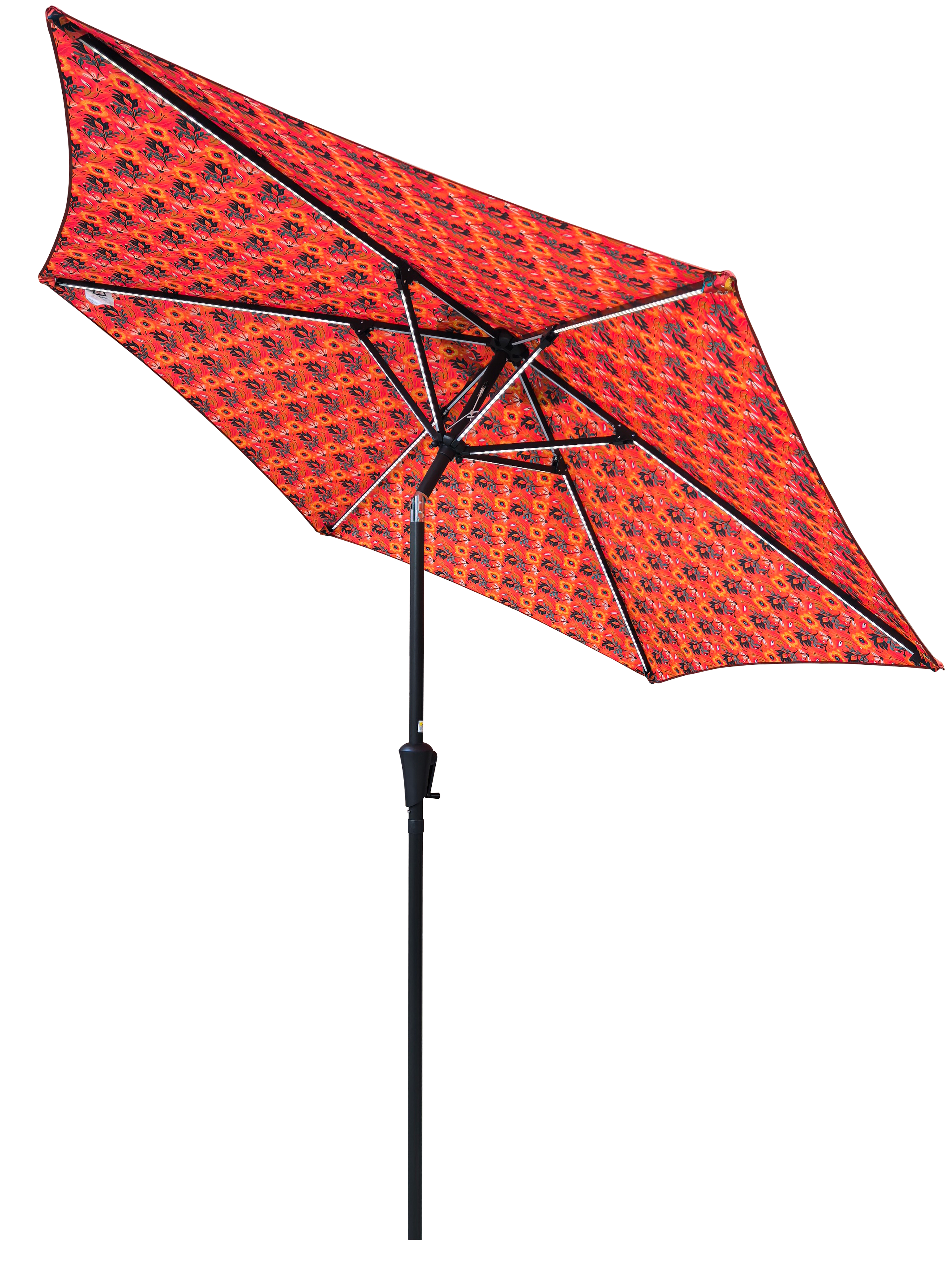 Parasol 9' Patio Umbrella with Lights